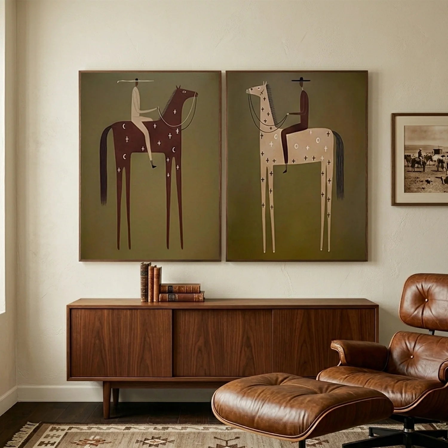 Vintage Americana Art Set of 2 #VA096