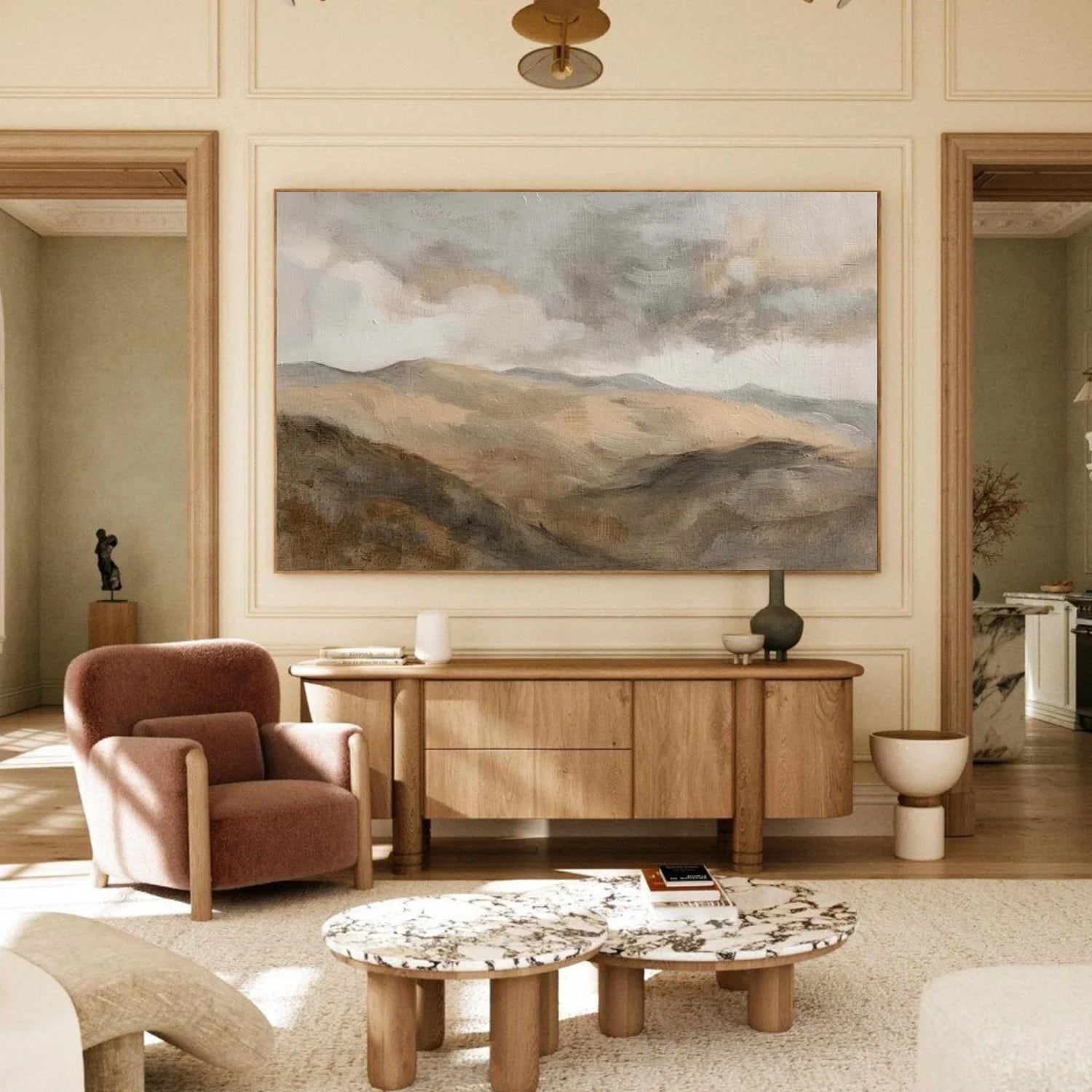 Minimalist Mountain Canvas Art #MM390