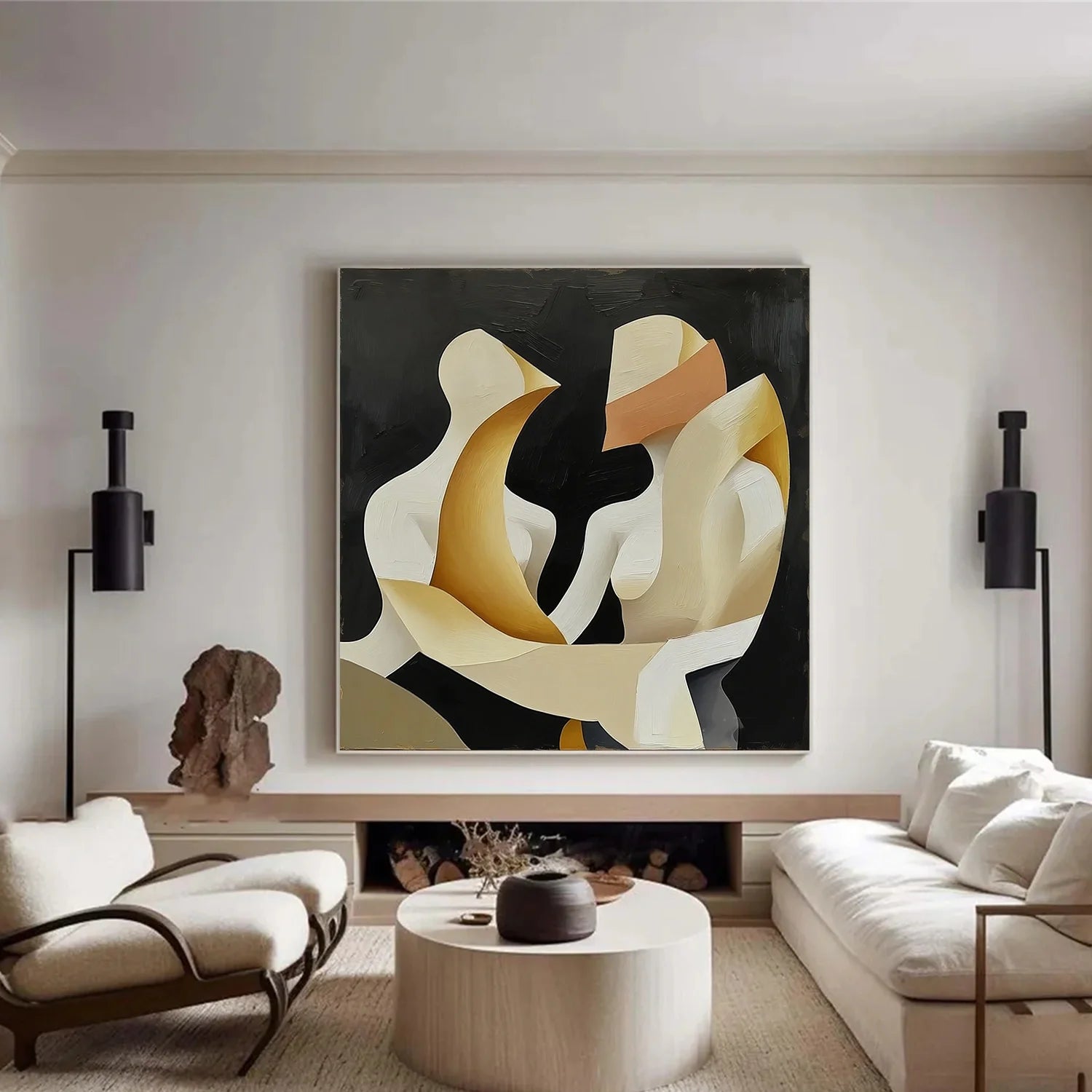 Abstract Portrait Wall Art #AP079