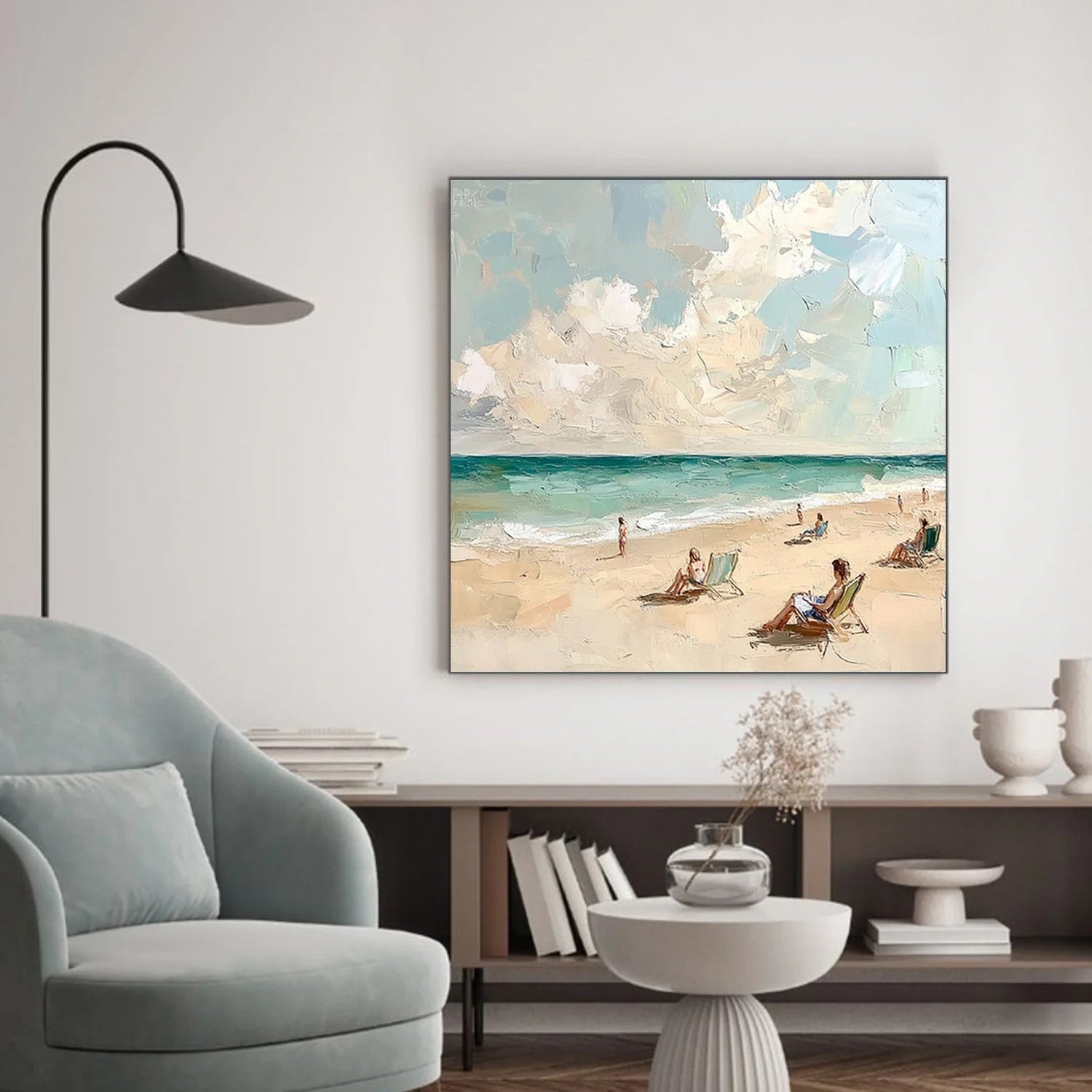 Sea & Sky Abstract Wall Art #MS291