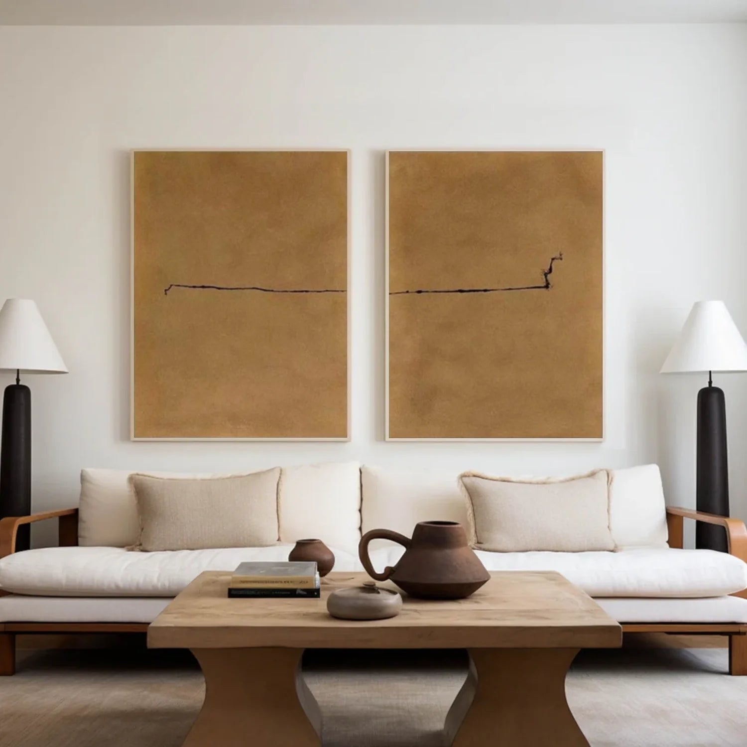 Wabi Sabi Canvas Art Set of 2 #WS1011