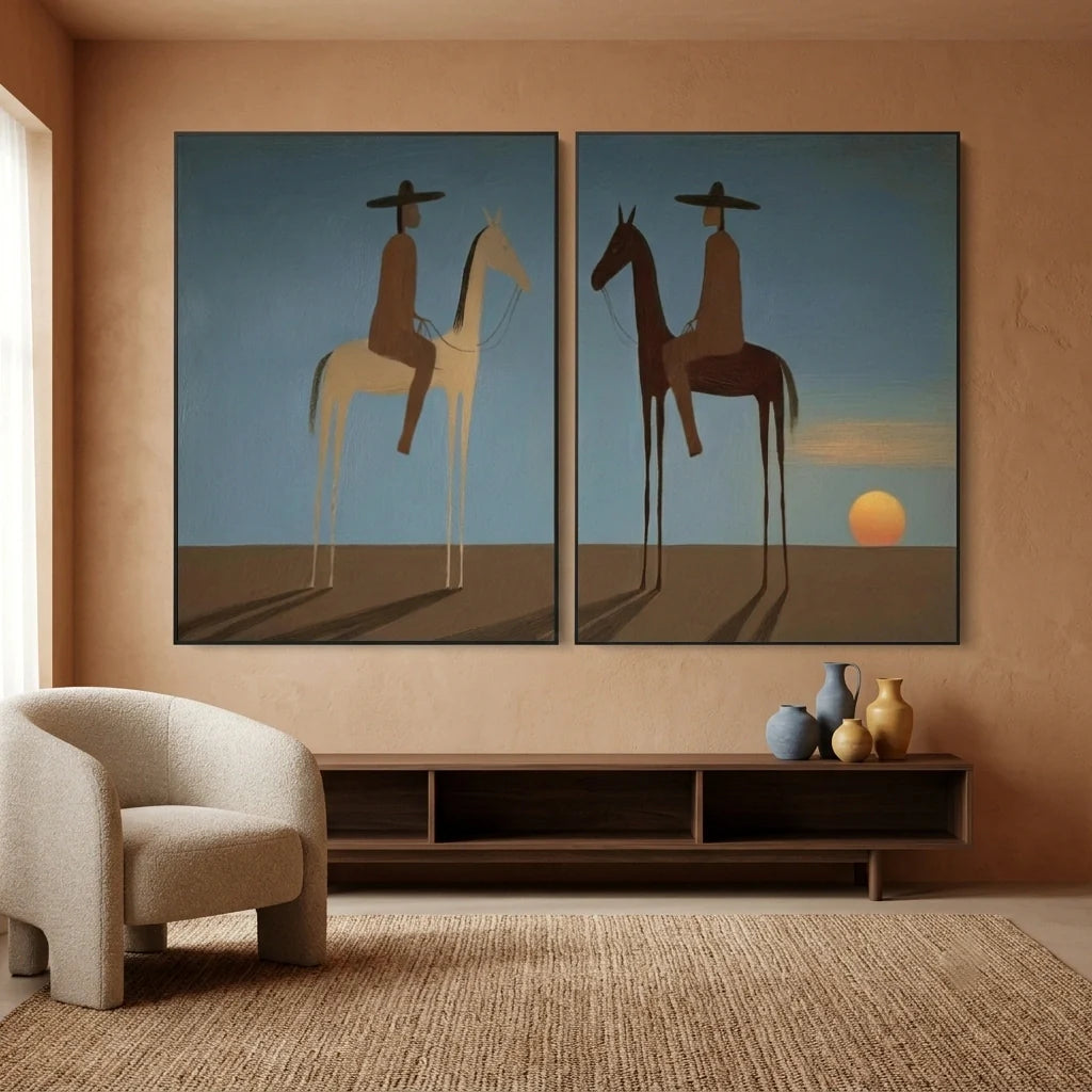 Vintage Americana Art Set of 2 #VA126
