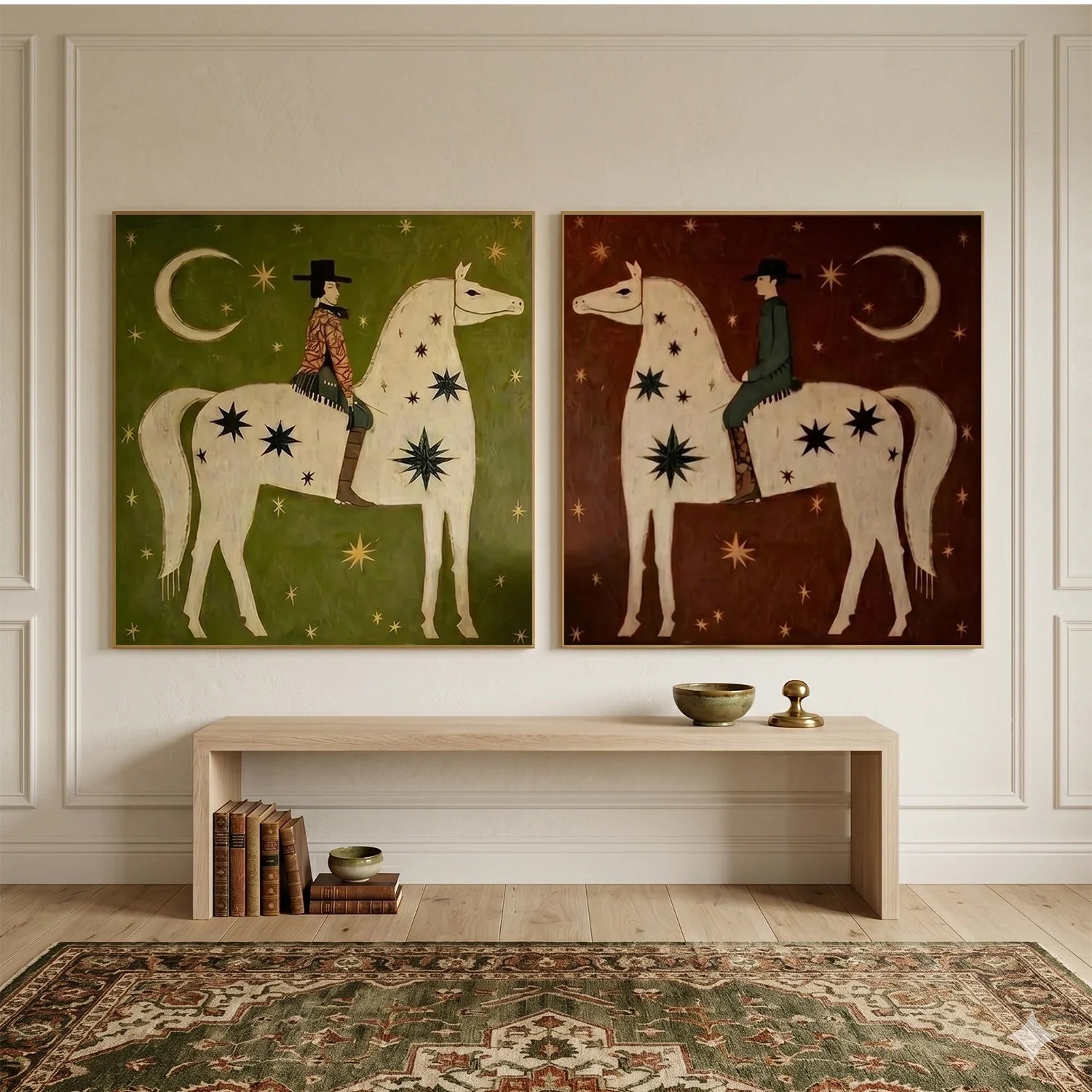 Vintage Americana Art Set of 2 #VA123