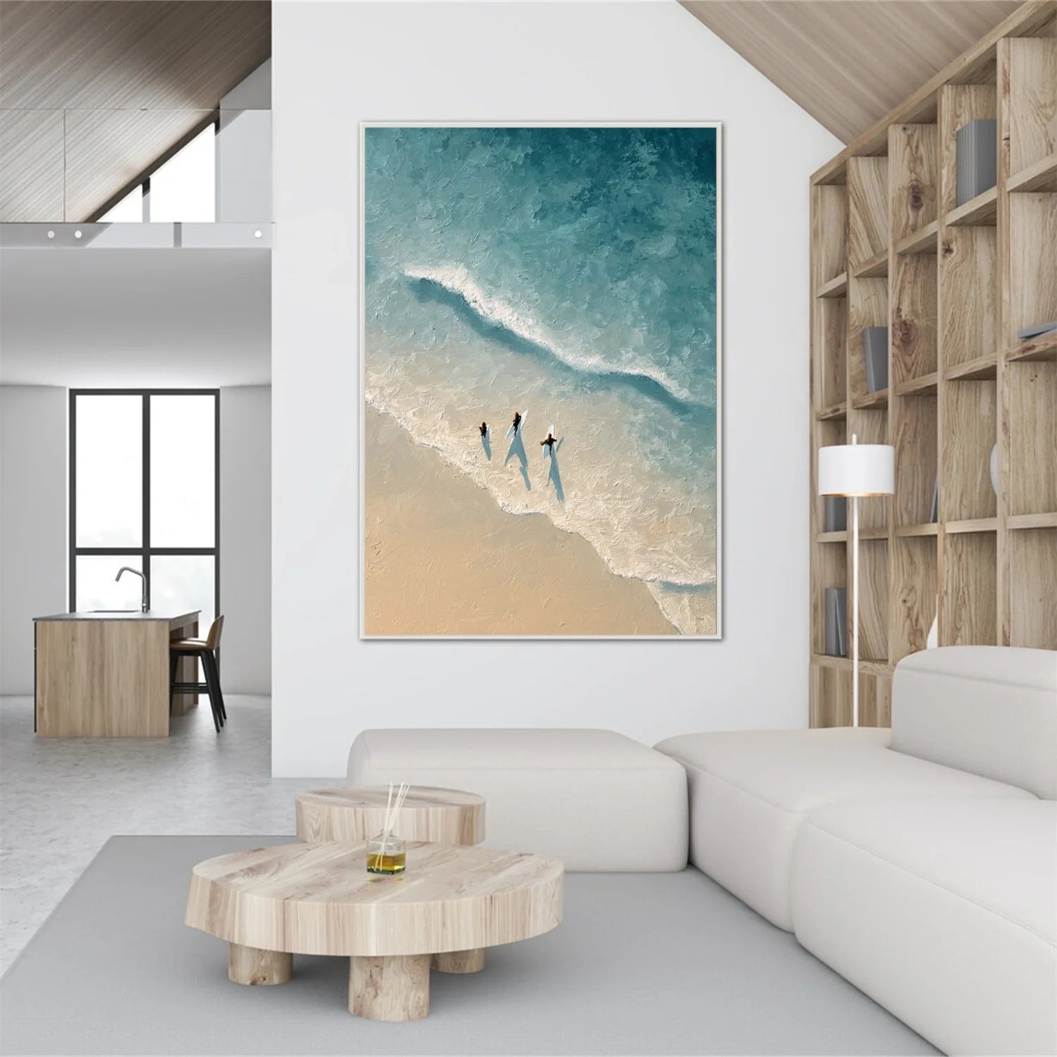Sea & Sky Abstract Wall Art #MS284