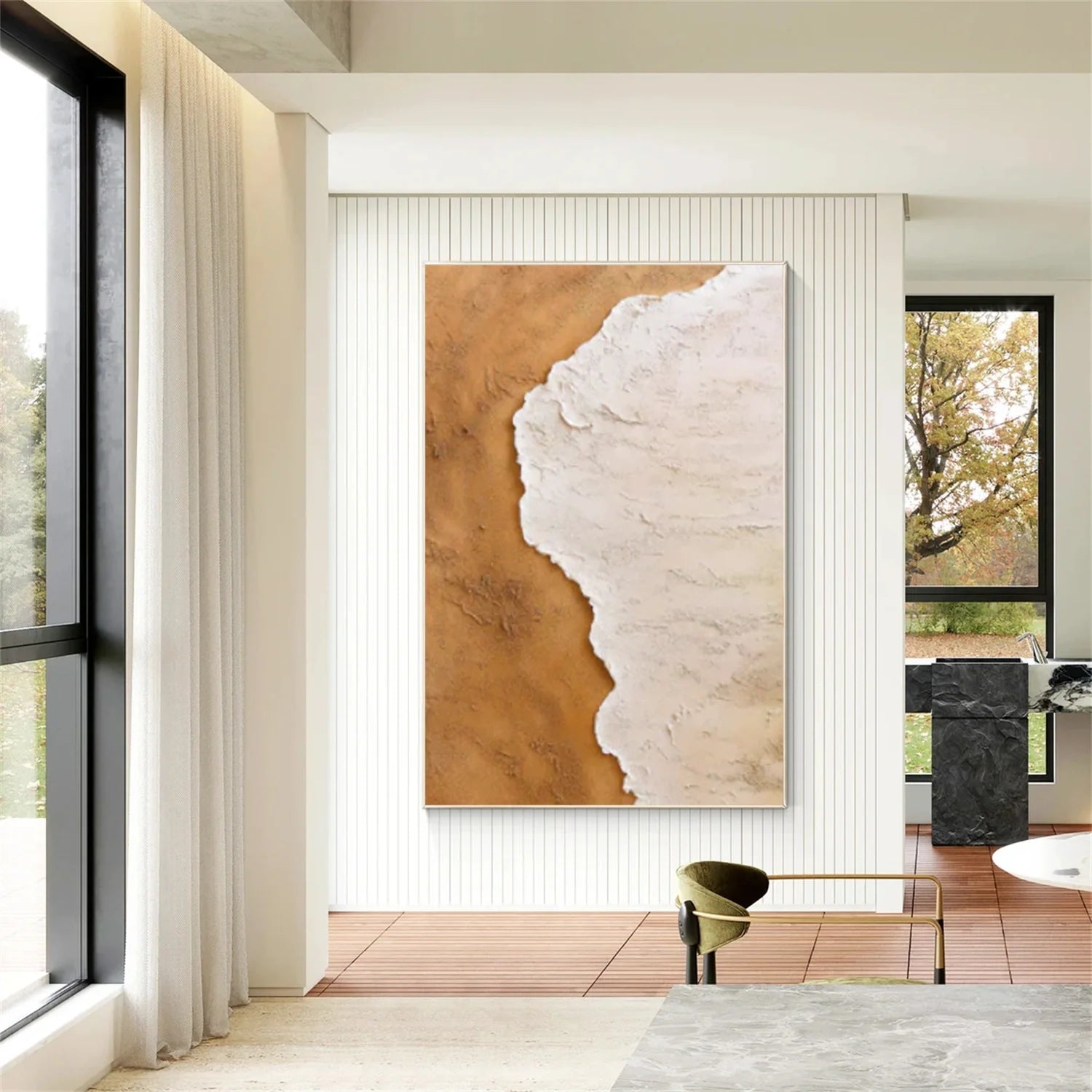 Minimalist Textured Canvas Art #MM374