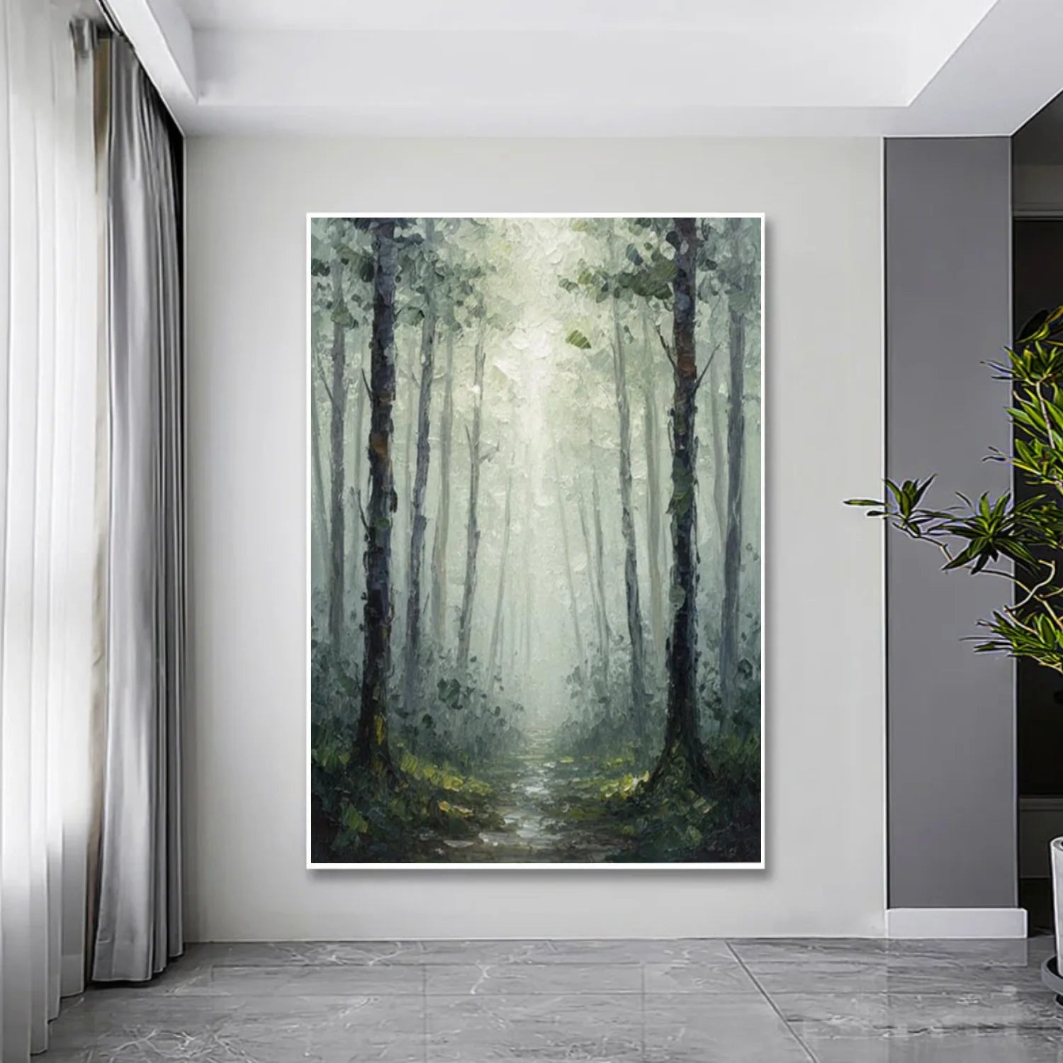 Flower & Tree Abstract Wall Art #ML246