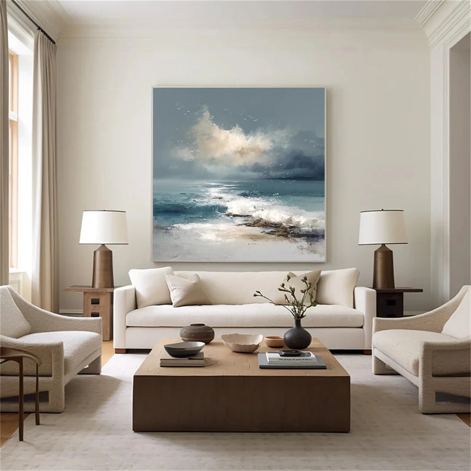Sea & Sky Abstract Wall Art #MS293
