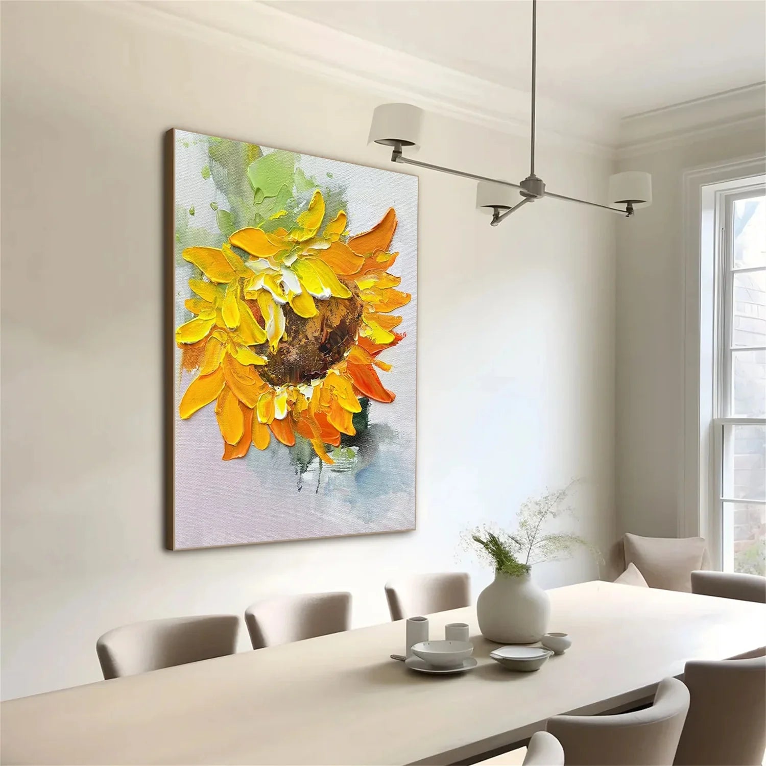 Flower & Tree Abstract Textured Wall Art #ML122