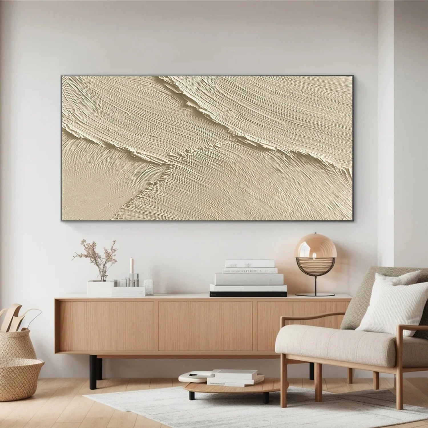 Sea & Sky Minimalist Textured Wall Art #MS244