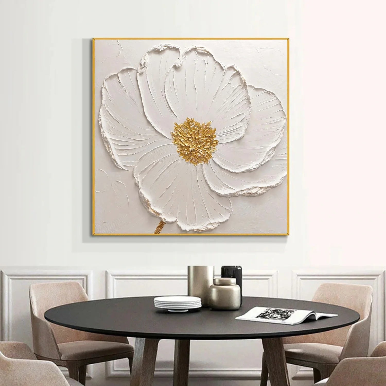 Flower & Tree Abstract Textured Wall Art #ML184