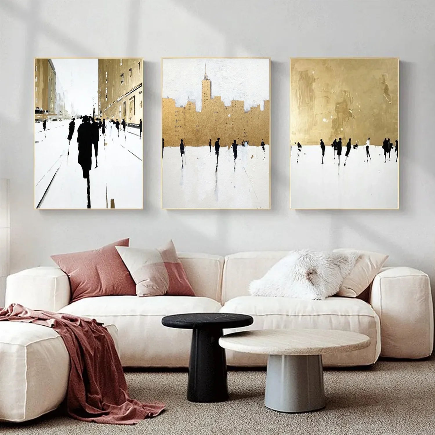 Abstract Portrait Wall Art Set of 3 #AP066