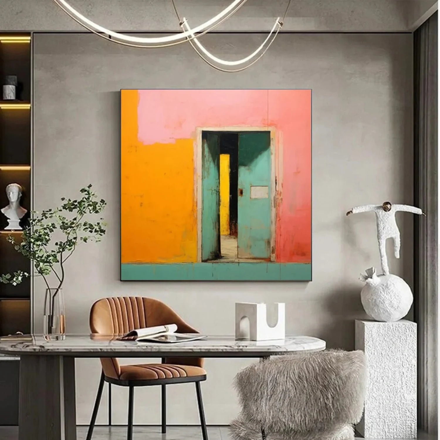 Abstract Canvas Art #WS831