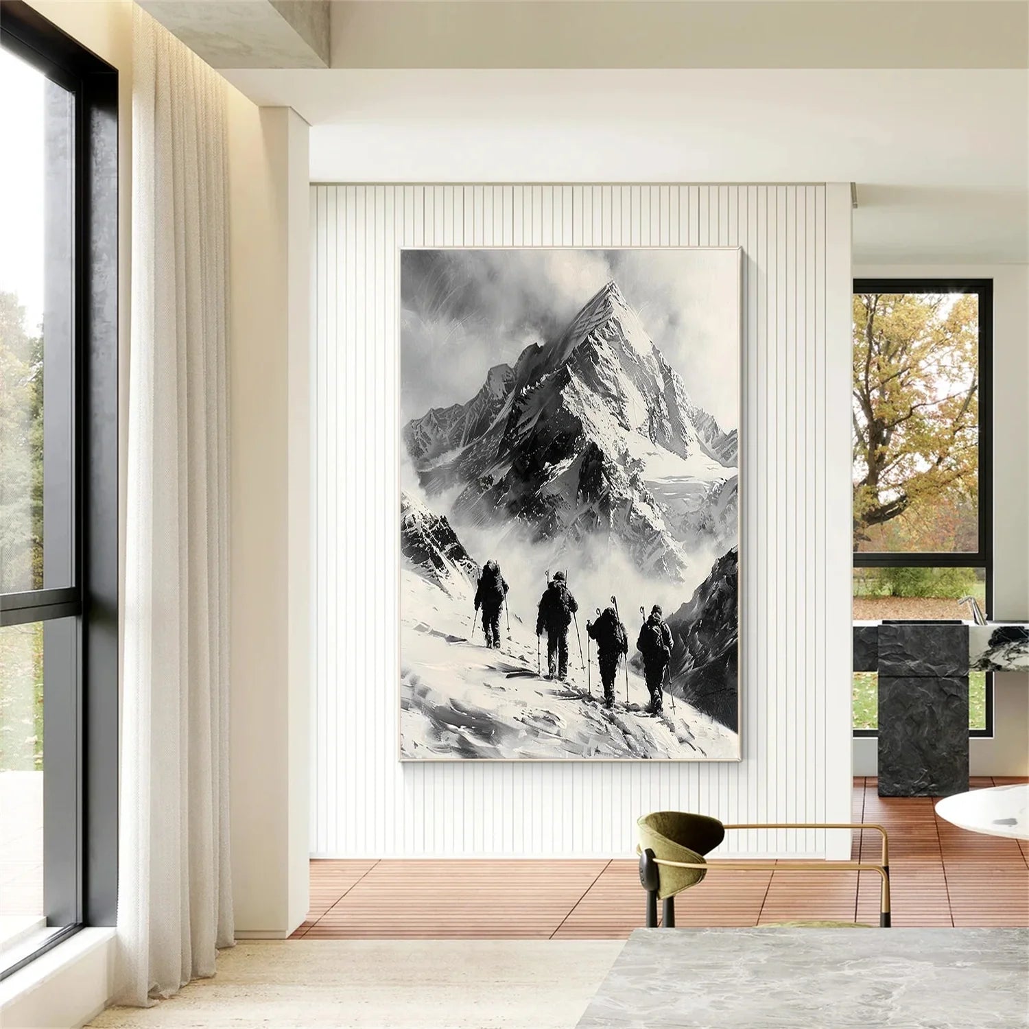 Minimalist Mountain Canvas Art #MM298