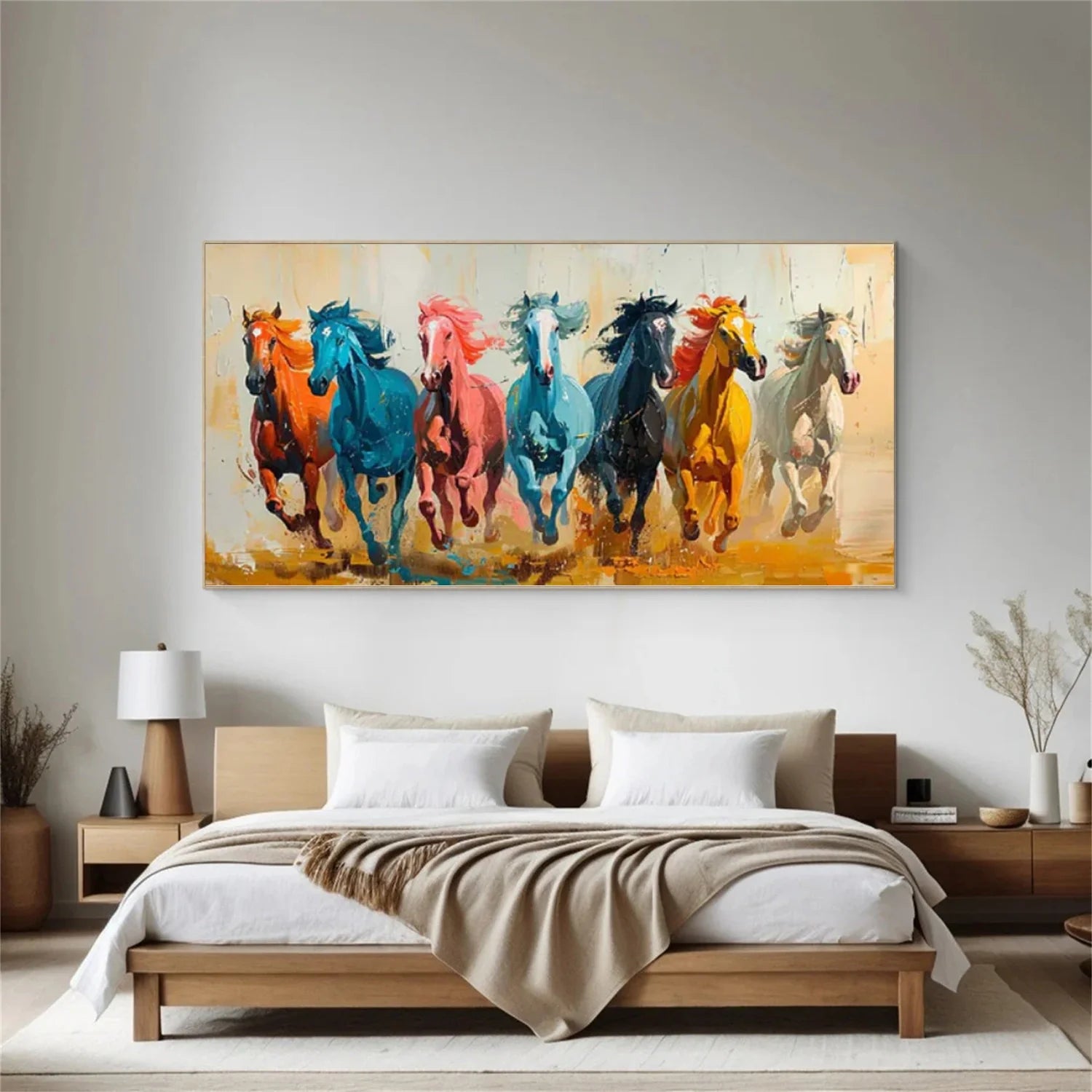 Abstract Animal Horse Wall Art #AL185