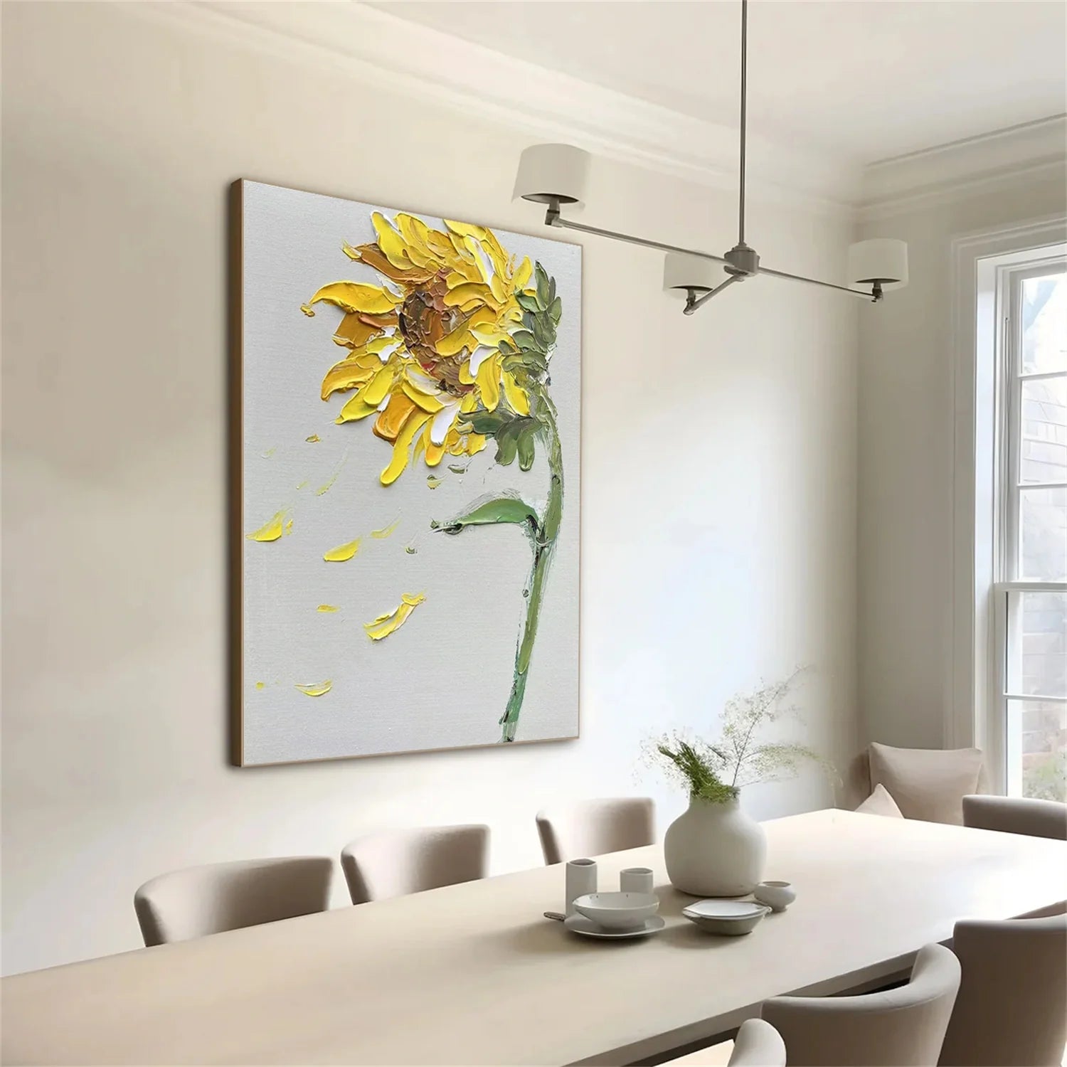 Flower & Tree Abstract Textured Wall Art #ML124