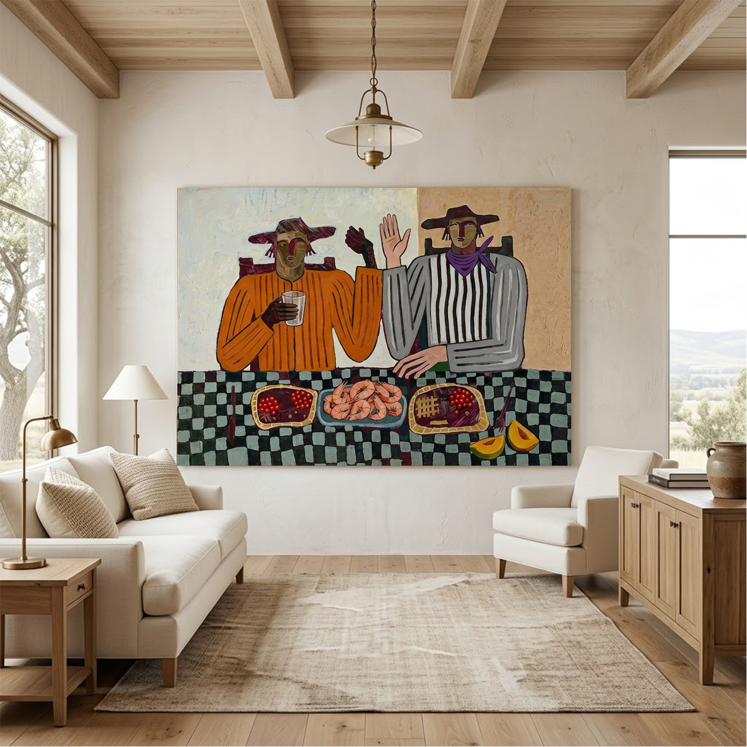Vintage Americana Art #VA072