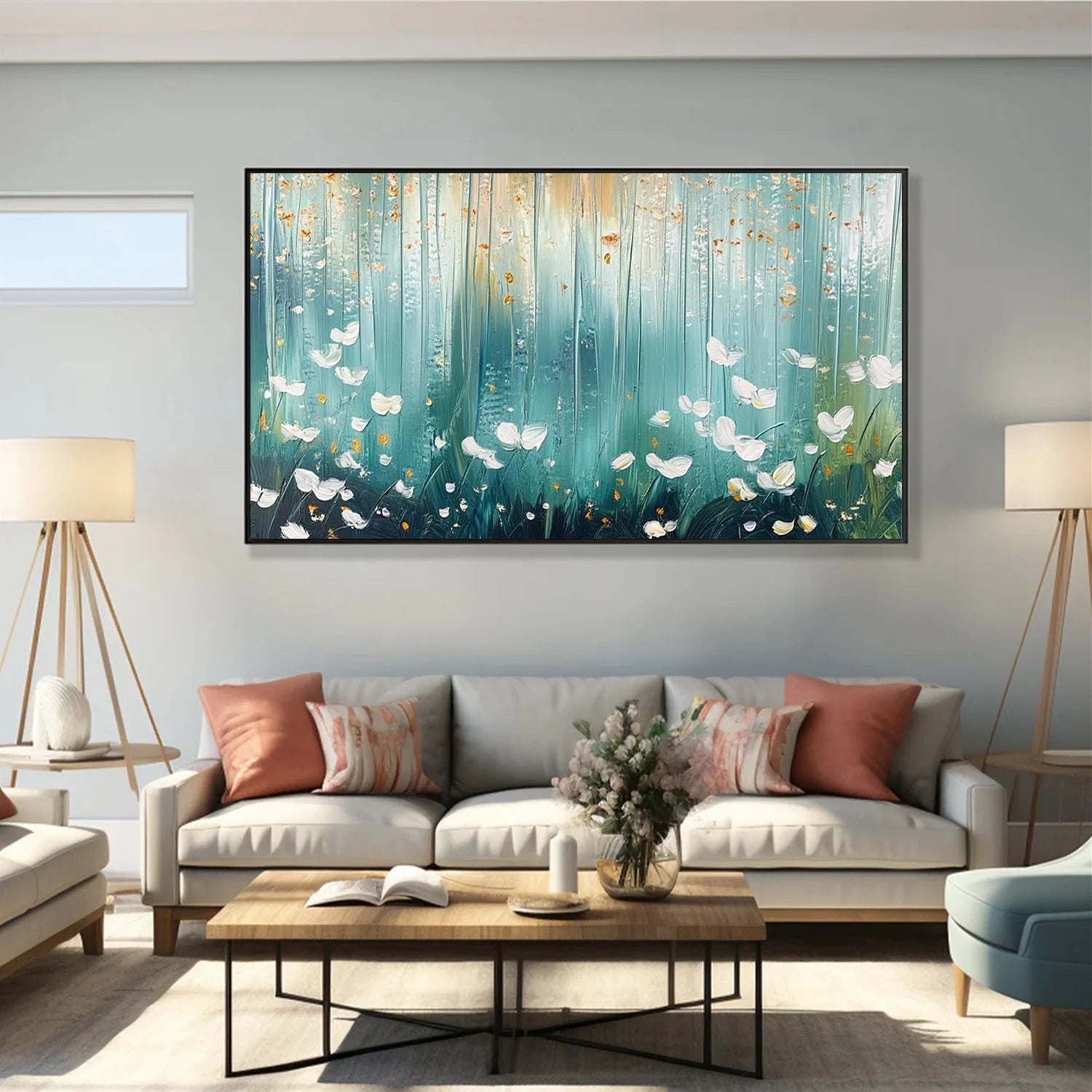 Flower & Tree Abstract Wall Art #ML252