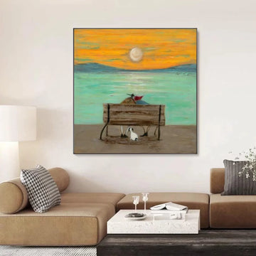 Sea & Sky Abstract Wall Art #MS170