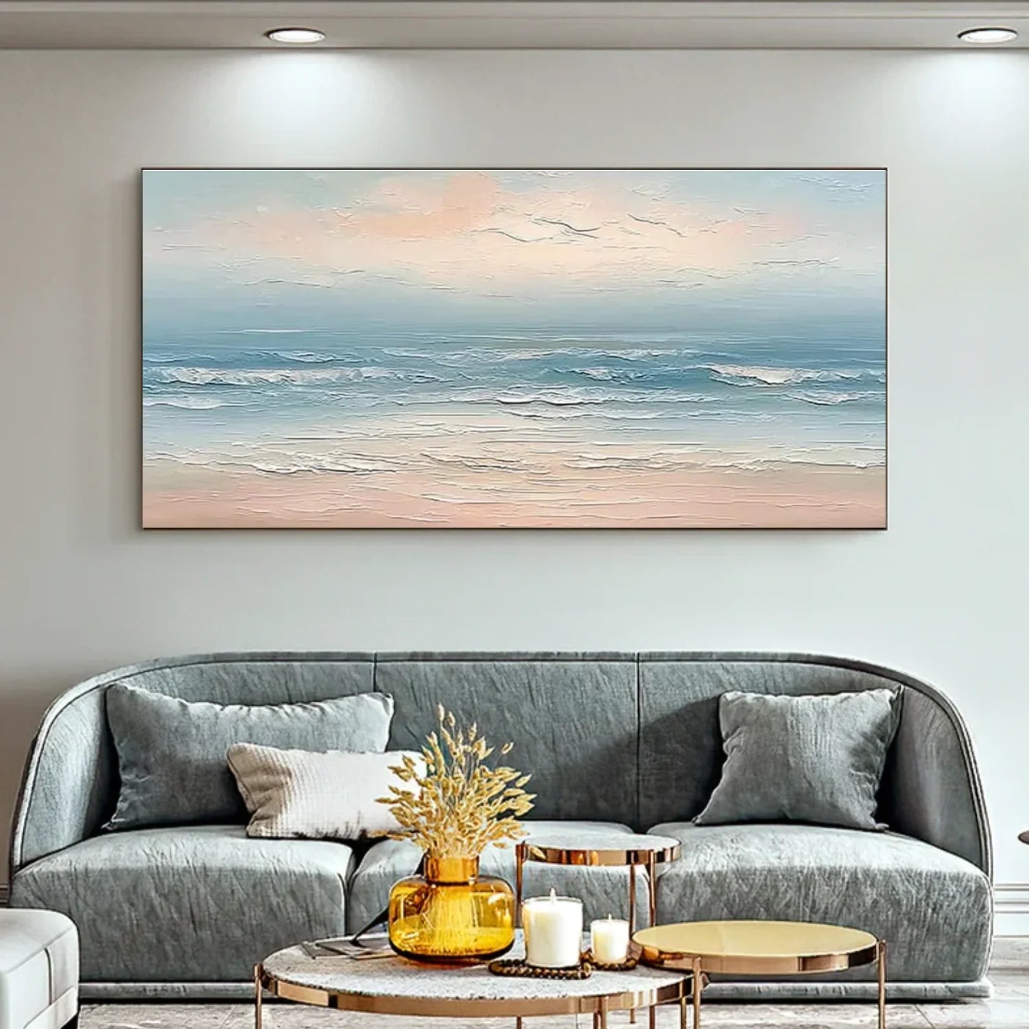 Sea & Sky Abstract Wall Art #MS256