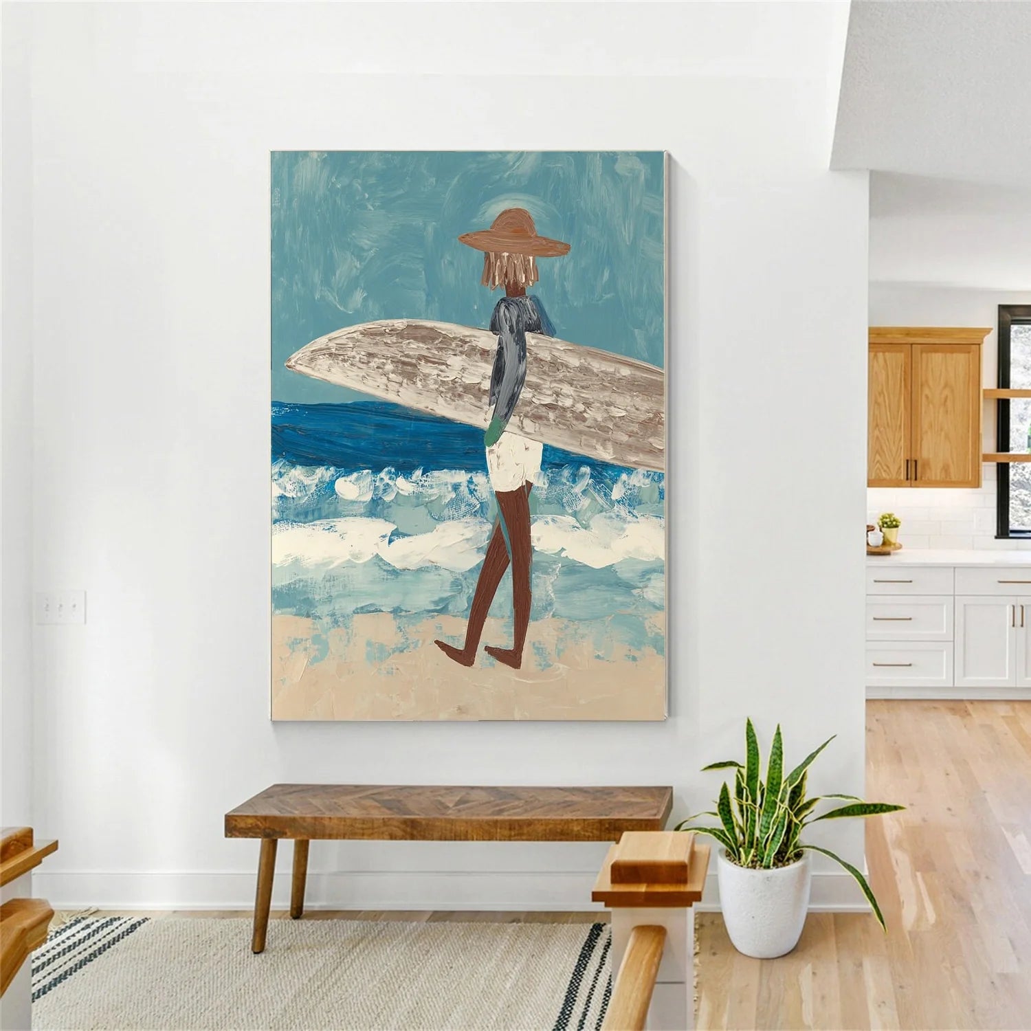Abstract Portrait Wall Art #AP100