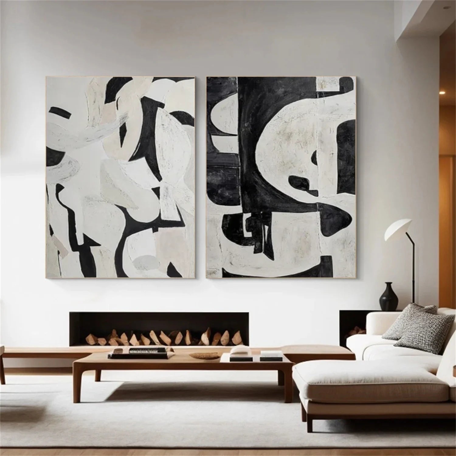 Minimalist Canvas Art Set of 2 #MM265