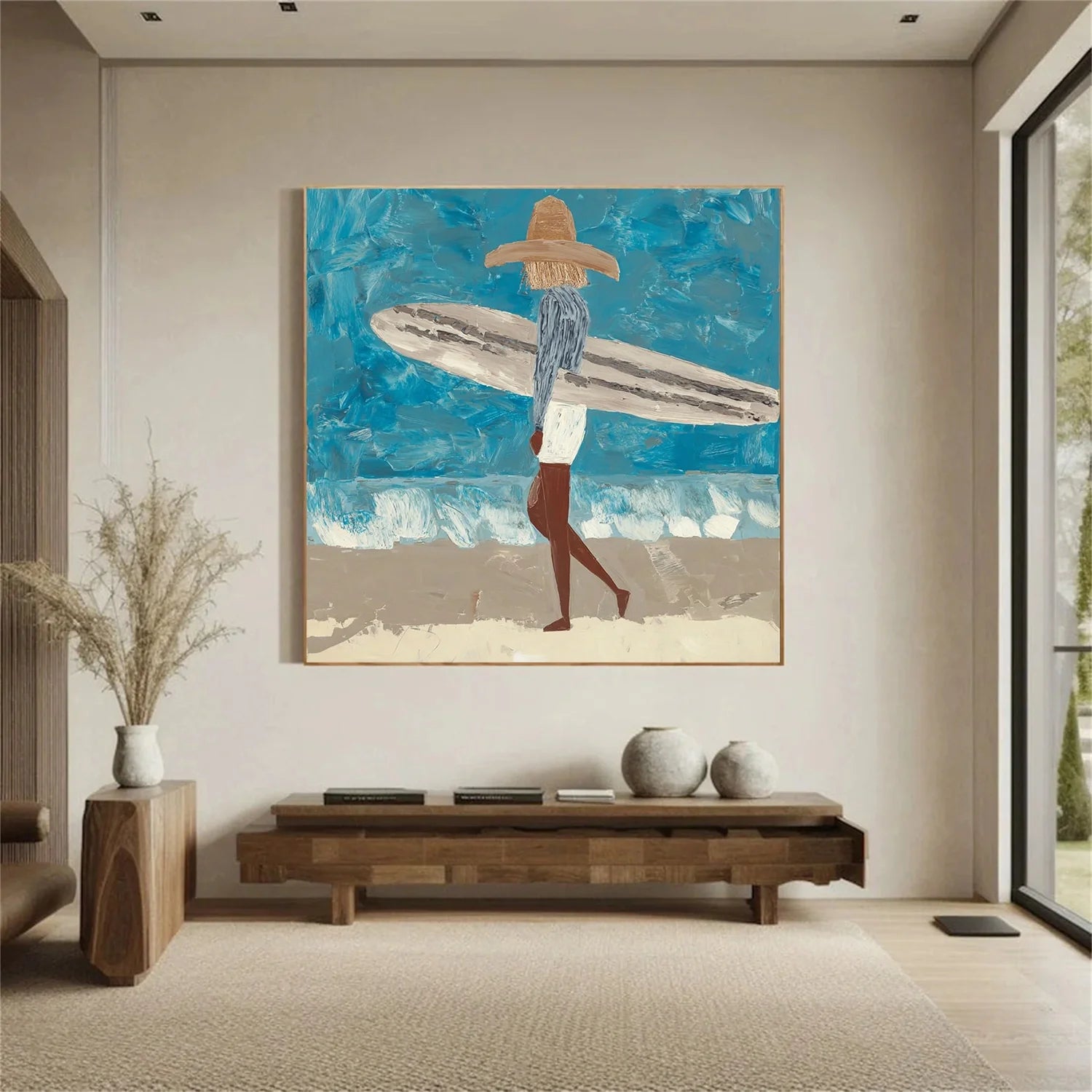 Abstract Portrait Wall Art #AP099