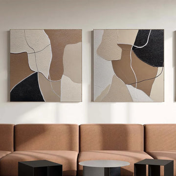 Abstract Canvas Art Set of 2 #WS807