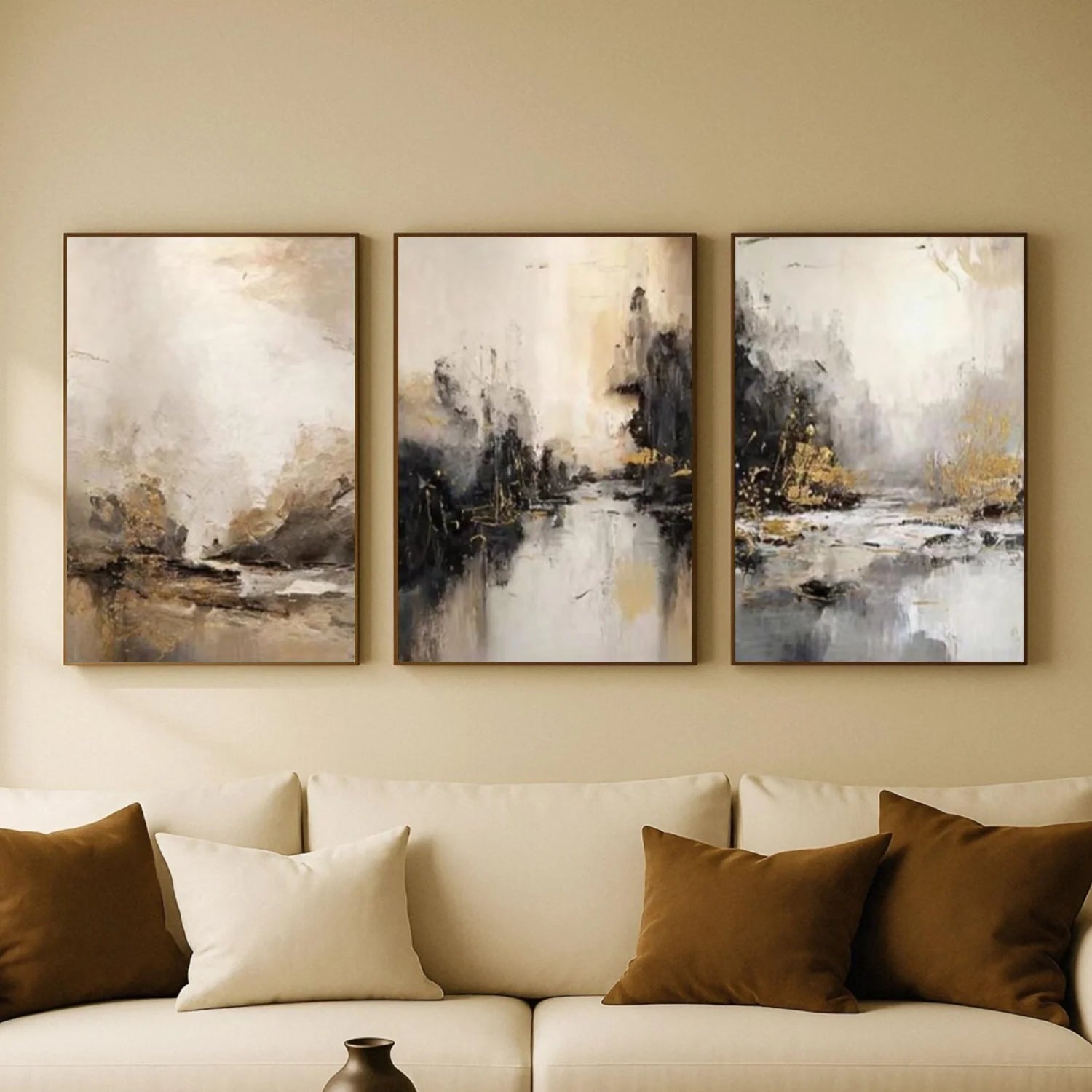 Abstract Canvas Art Set of 3 #WS1020