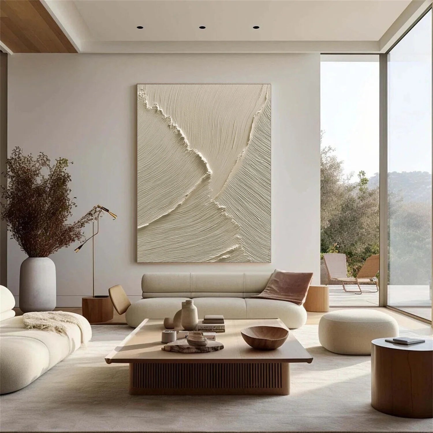 Sea & Sky Minimalist Textured Wall Art #MS246