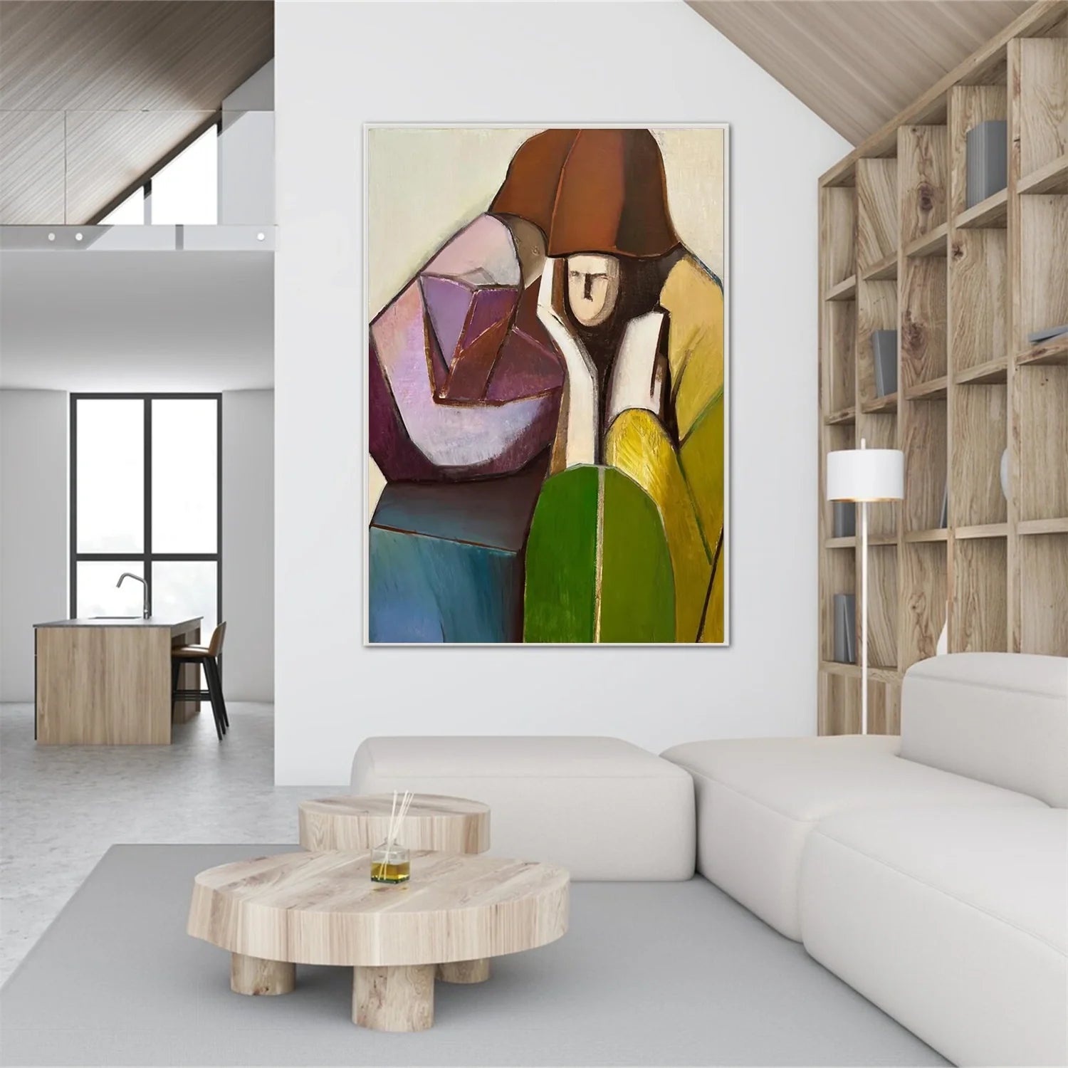 Abstract Portrait Wall Art #AP063