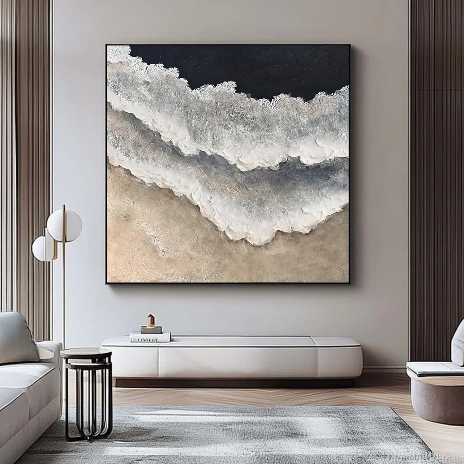 Sea & Sky Abstract Textured Wall Art #MS276