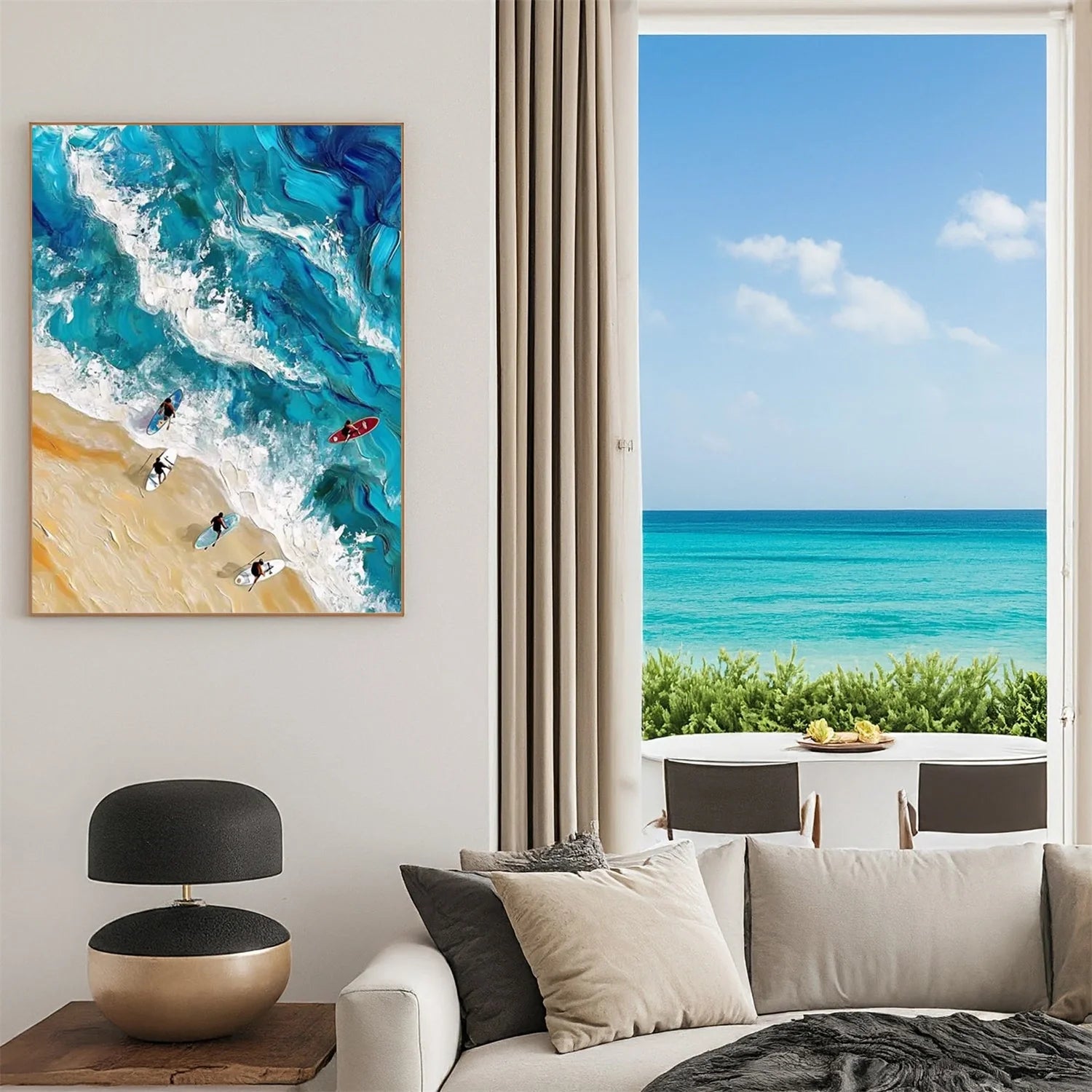 Swimming Sport Textured Wall Art #SA015