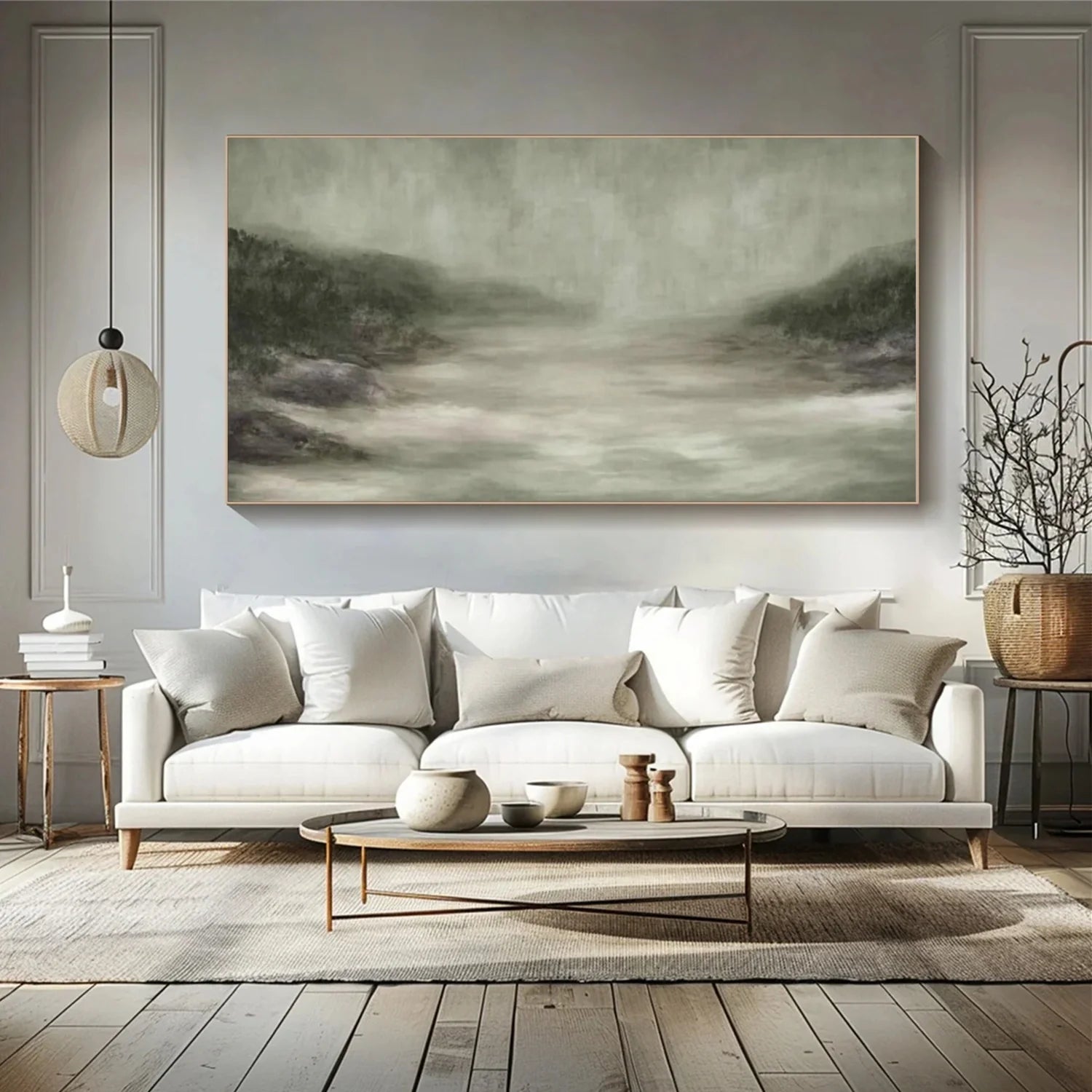 Abstract Mountain Canvas Art #MM282