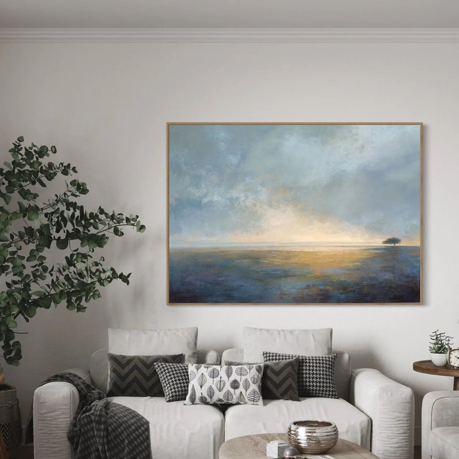Sea & Sky Abstract Wall Art #MS286