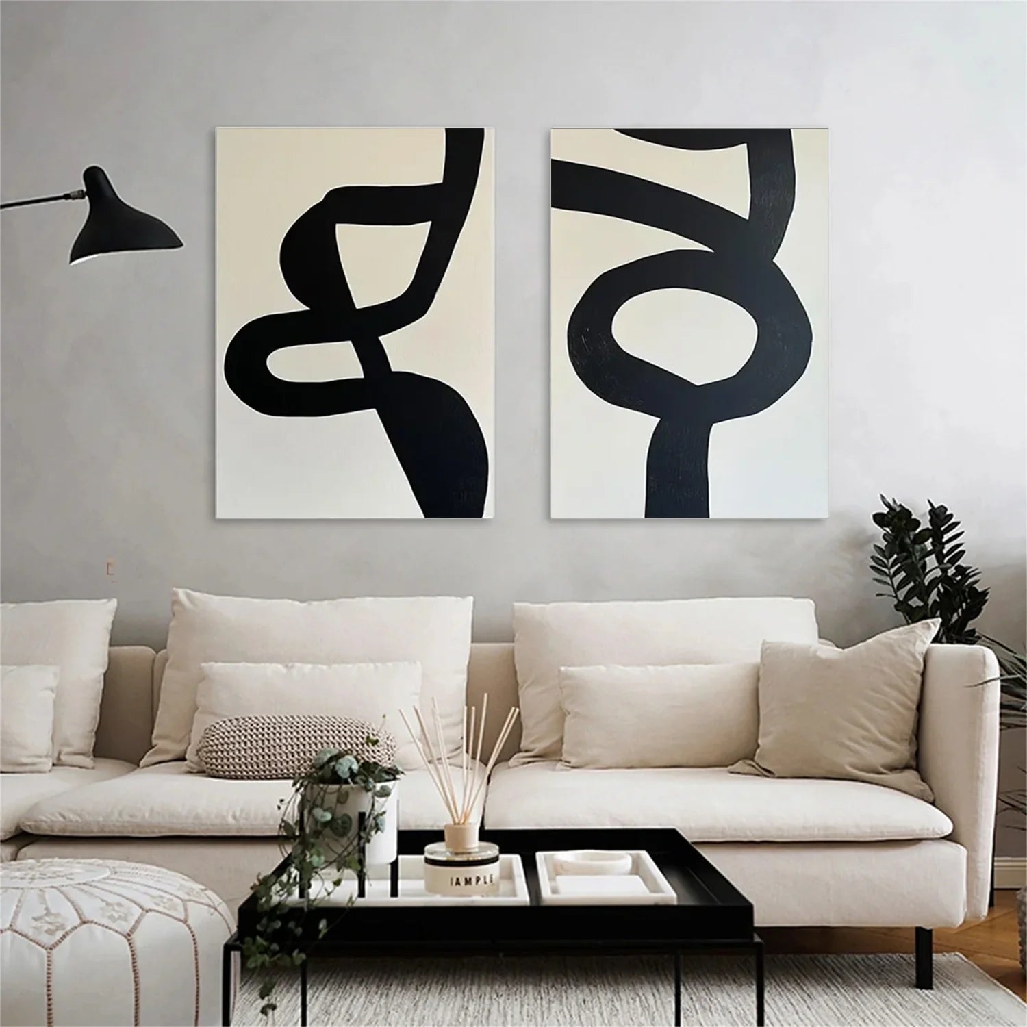 Abstract Tranquility Set of 2 #WS556