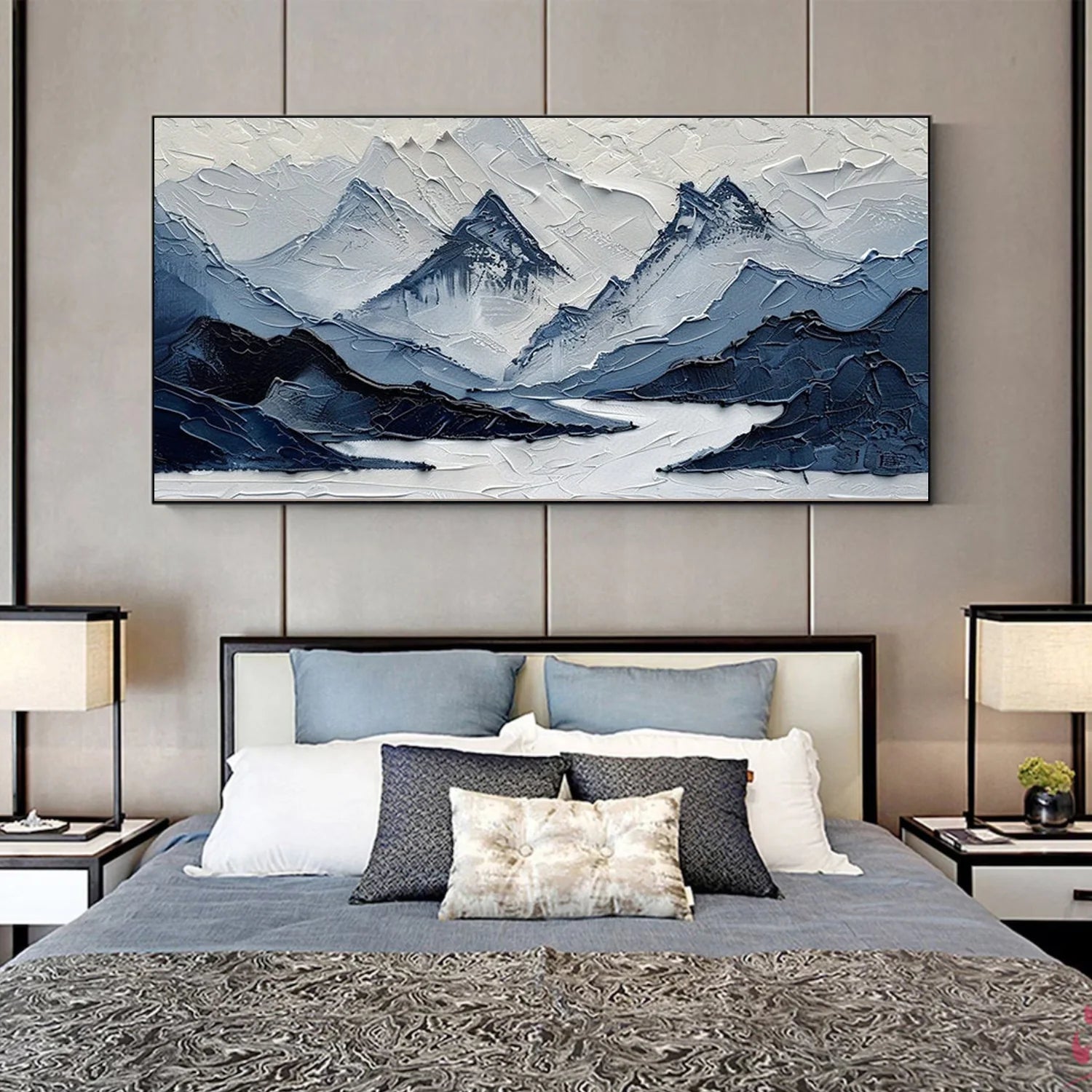 Minimalist Mountain Canvas Art #MM386