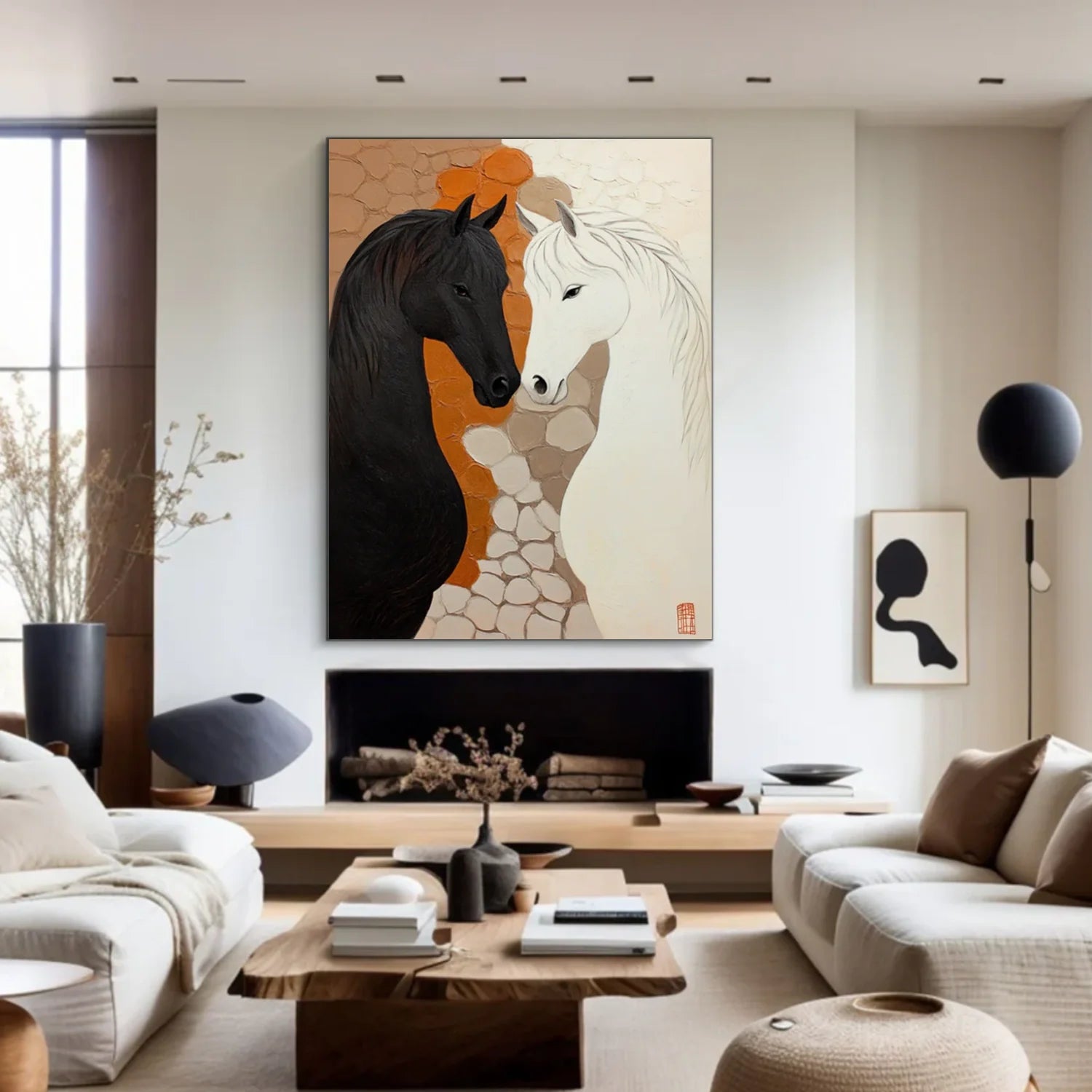 Abstract Animal Horse Wall Art #AL182