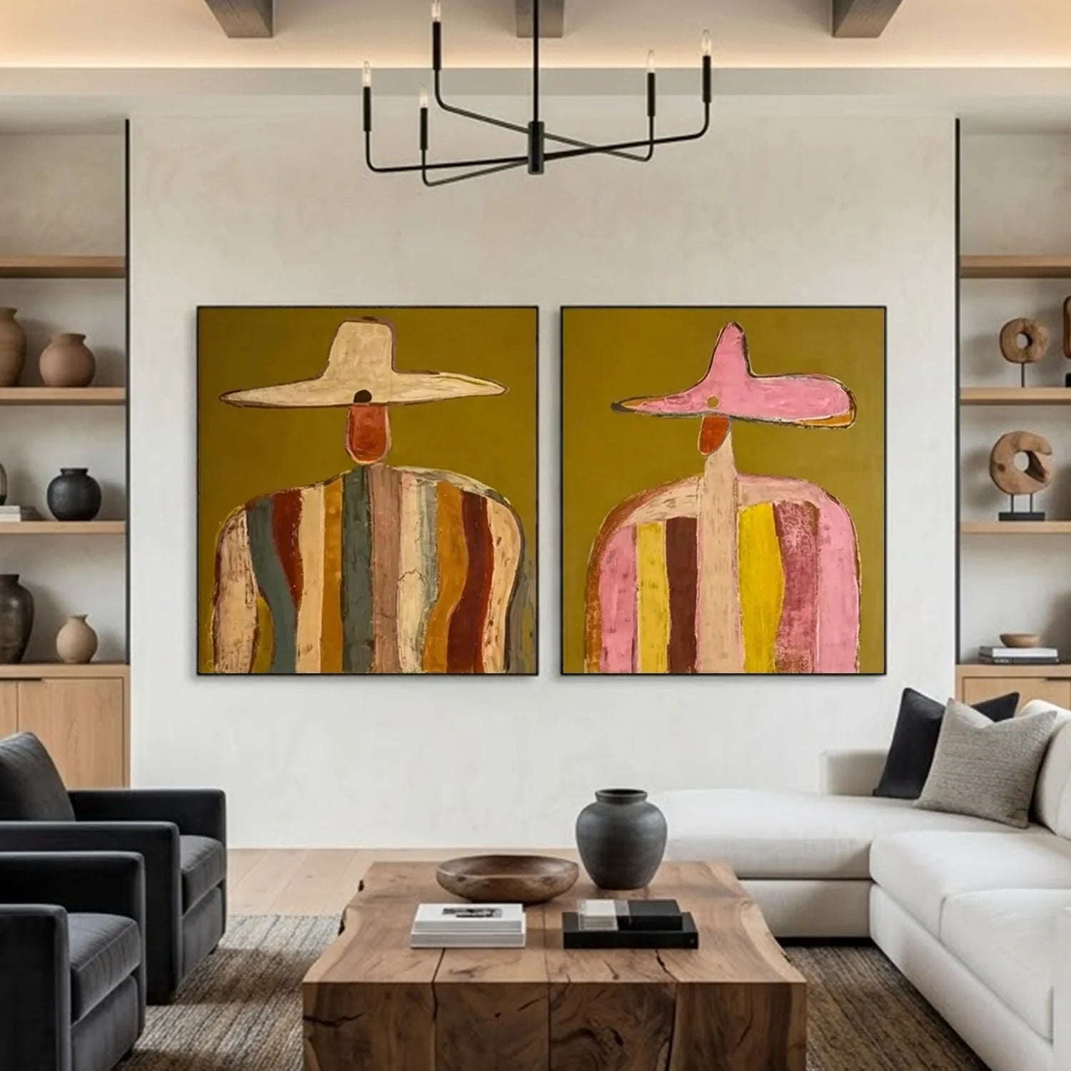Vintage Americana Art Set of 2 #VA121