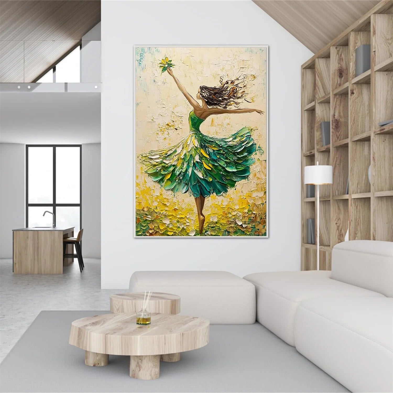 Abstract Portrait Textured Wall Art #AP057