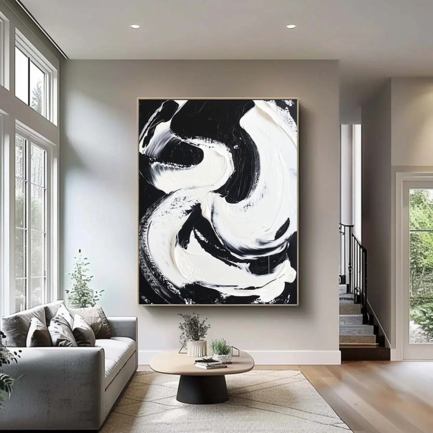 Minimalist Textured Canvas Art #MM358