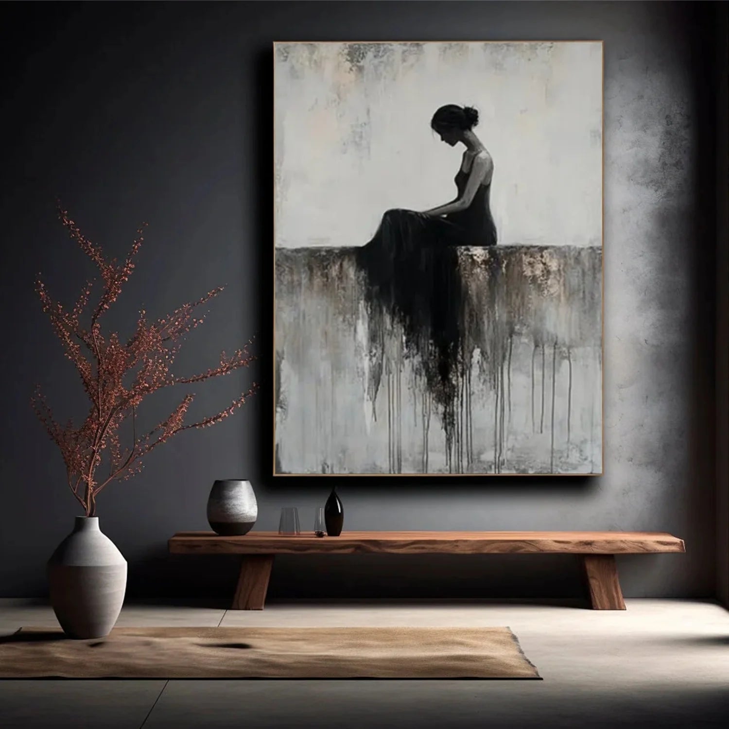 Abstract Portrait Wall Art #AP114