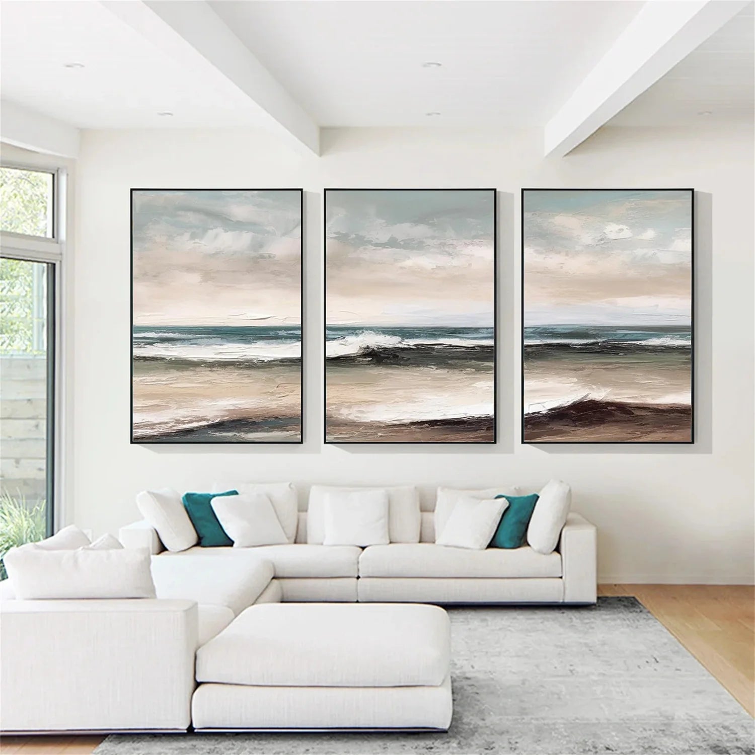 Sea & Sky Textured Art Set of 3 #MS110