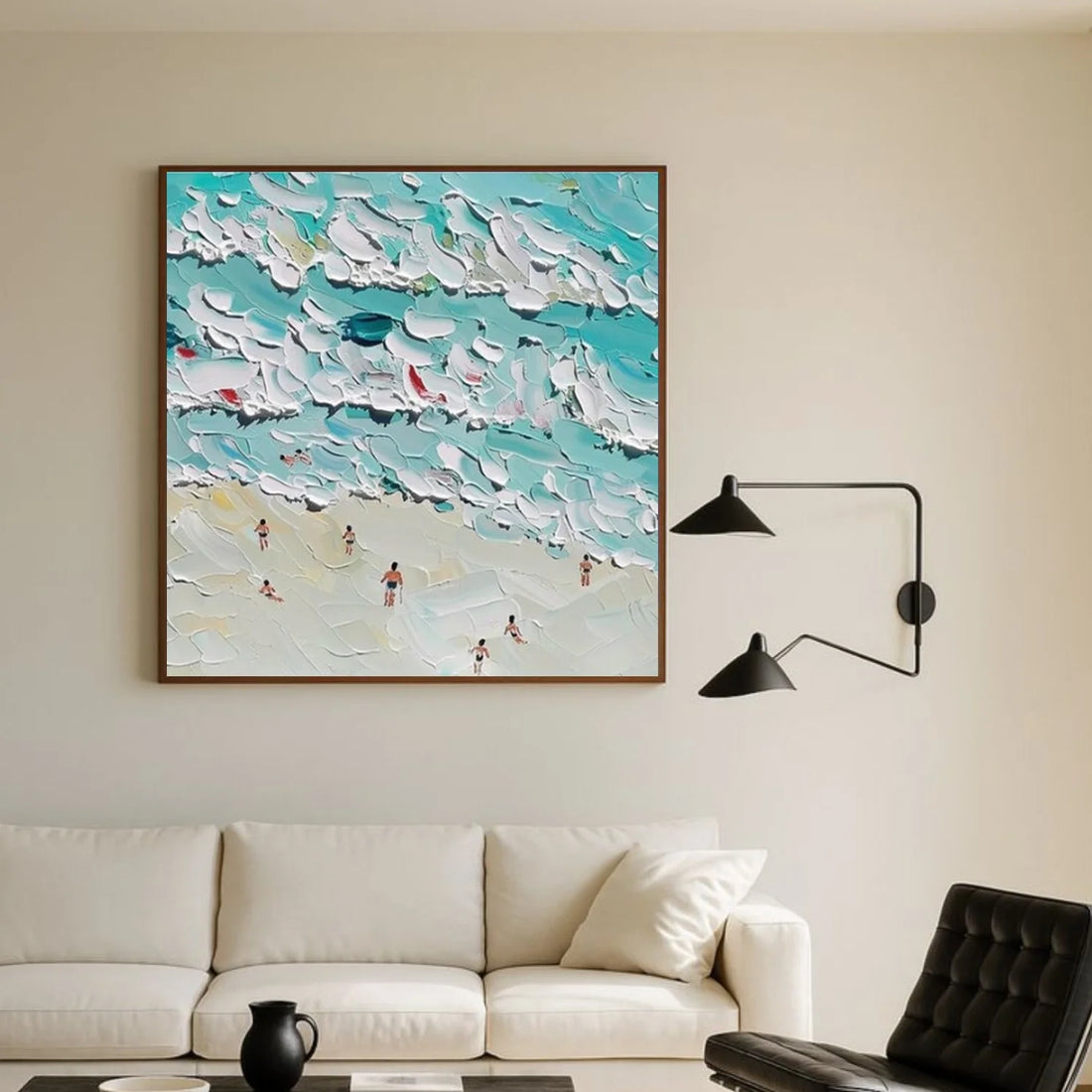 Swimming Sport Textured Wall Art #SA089