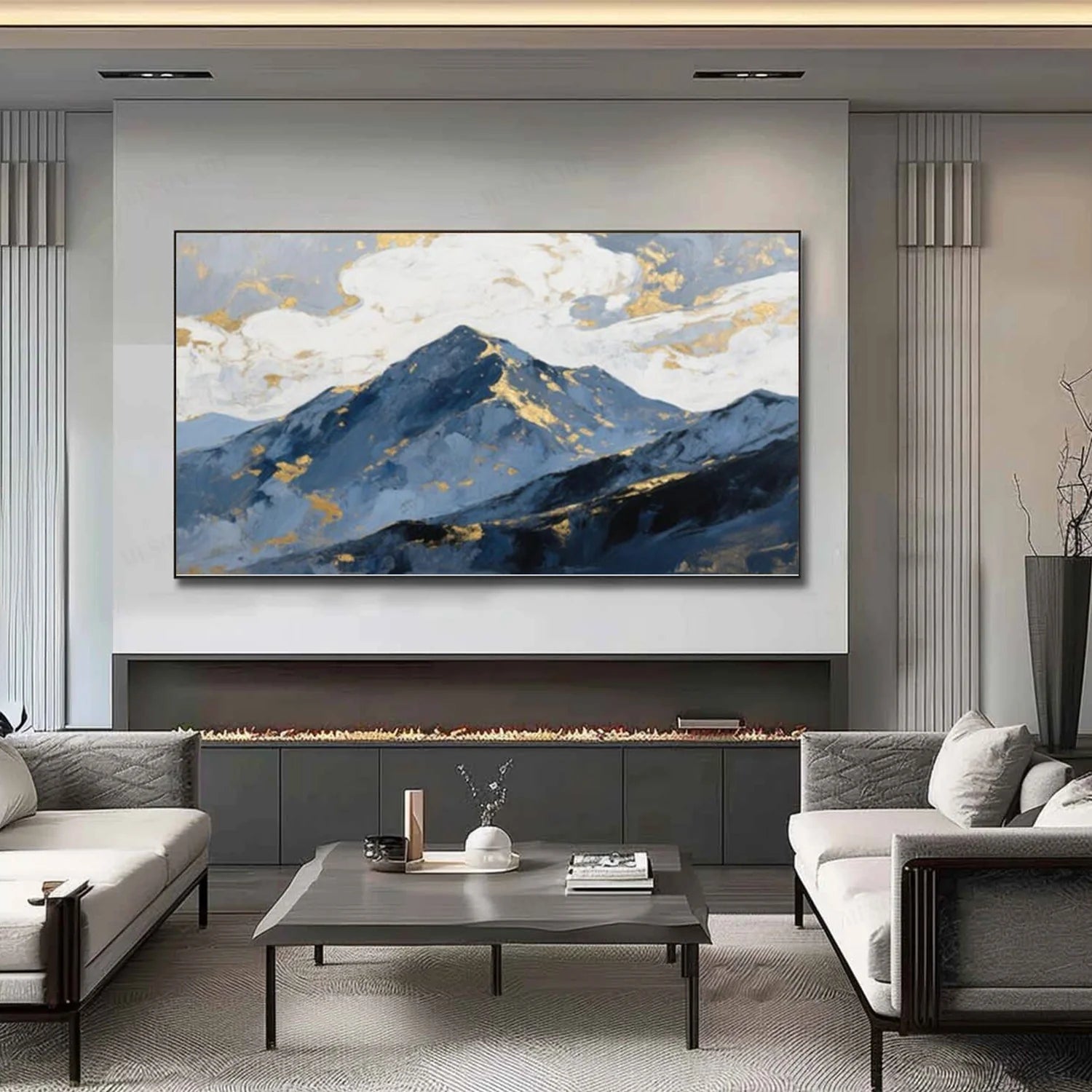 Minimalist Mountain Canvas Art #MM342