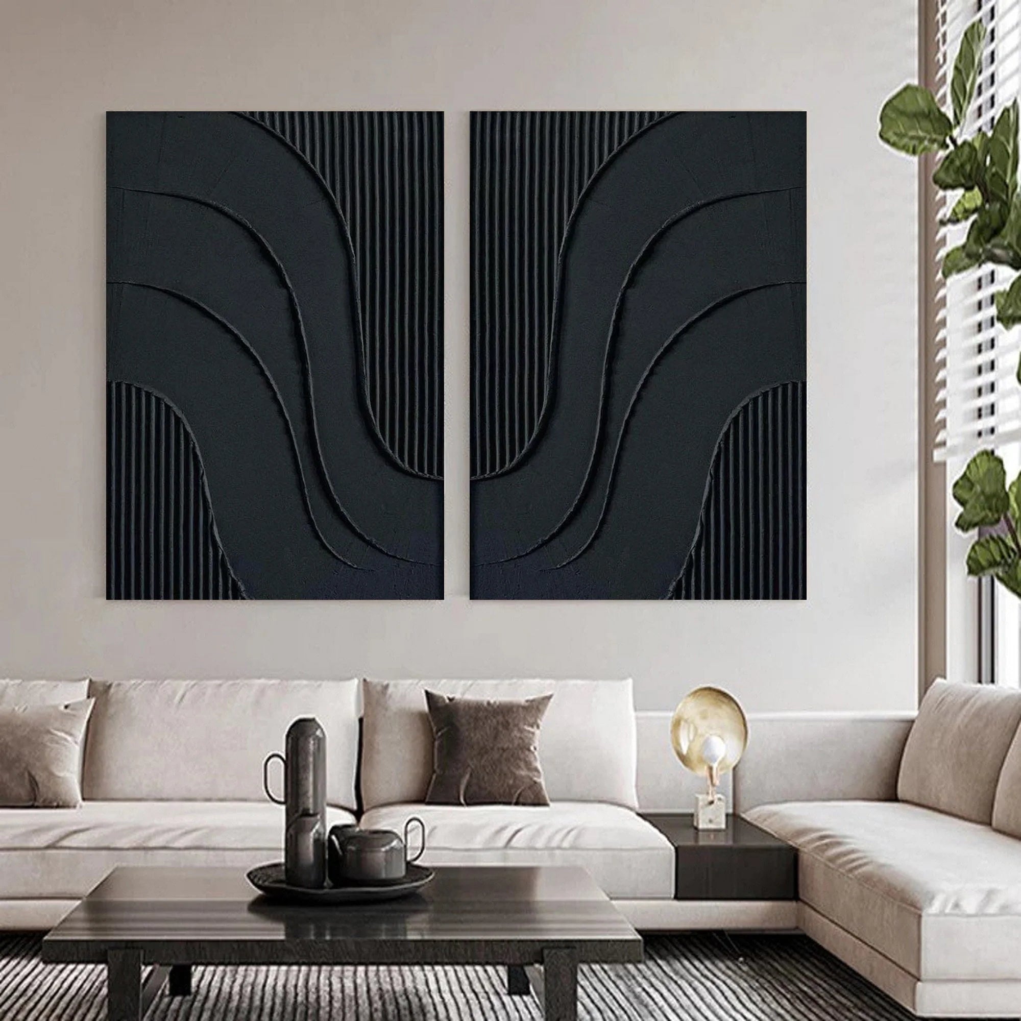 Minimalist Zen Set of 2 #MZ027