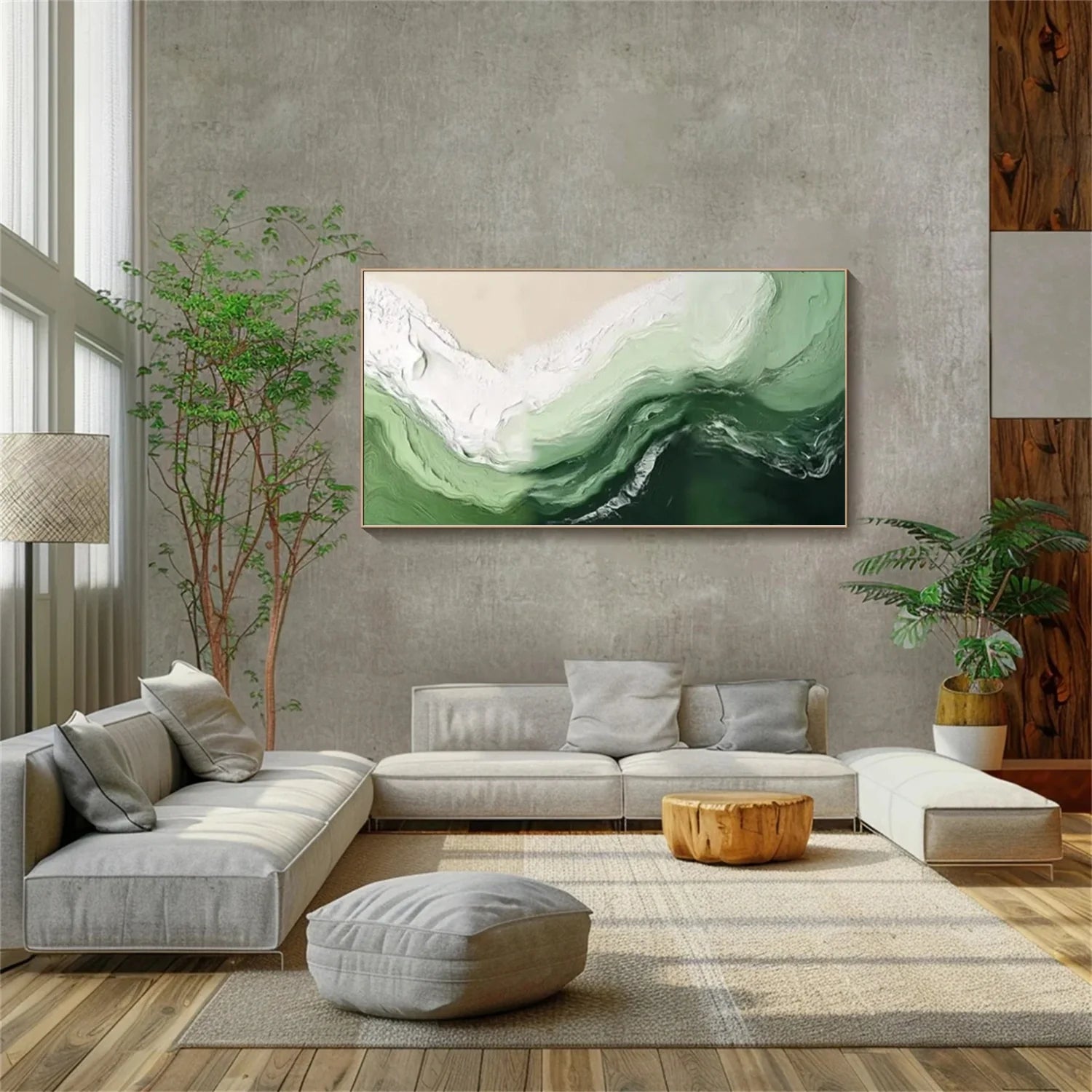 Sea & Sky Abstract Wall Art #MS251