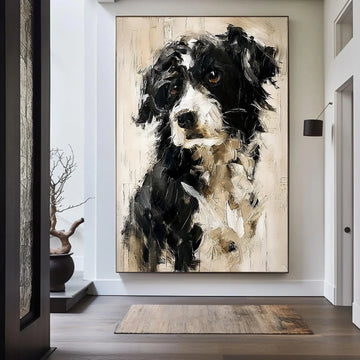 Abstract Animal Dog Wall Art #AL191