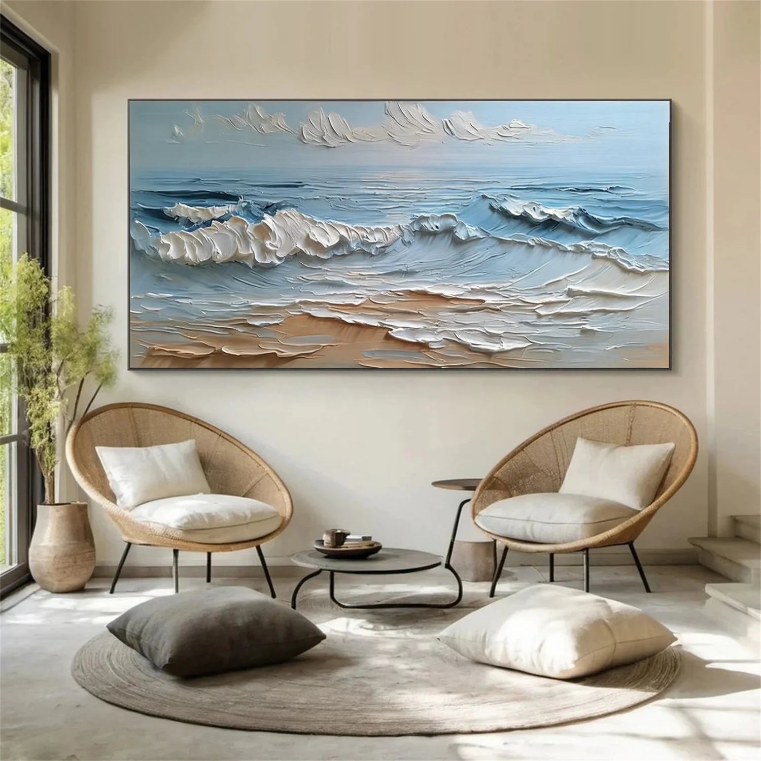 Sea & Sky Abstract Wall Art #MS294