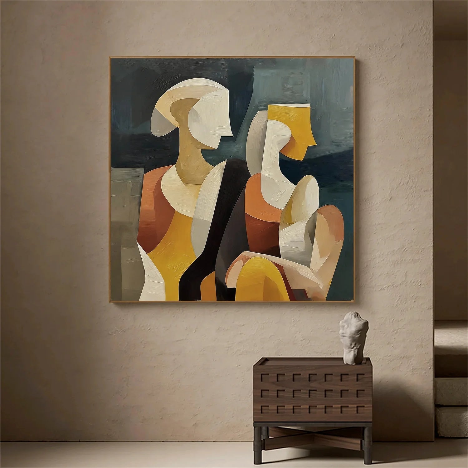 Abstract Portrait Wall Art #AP080