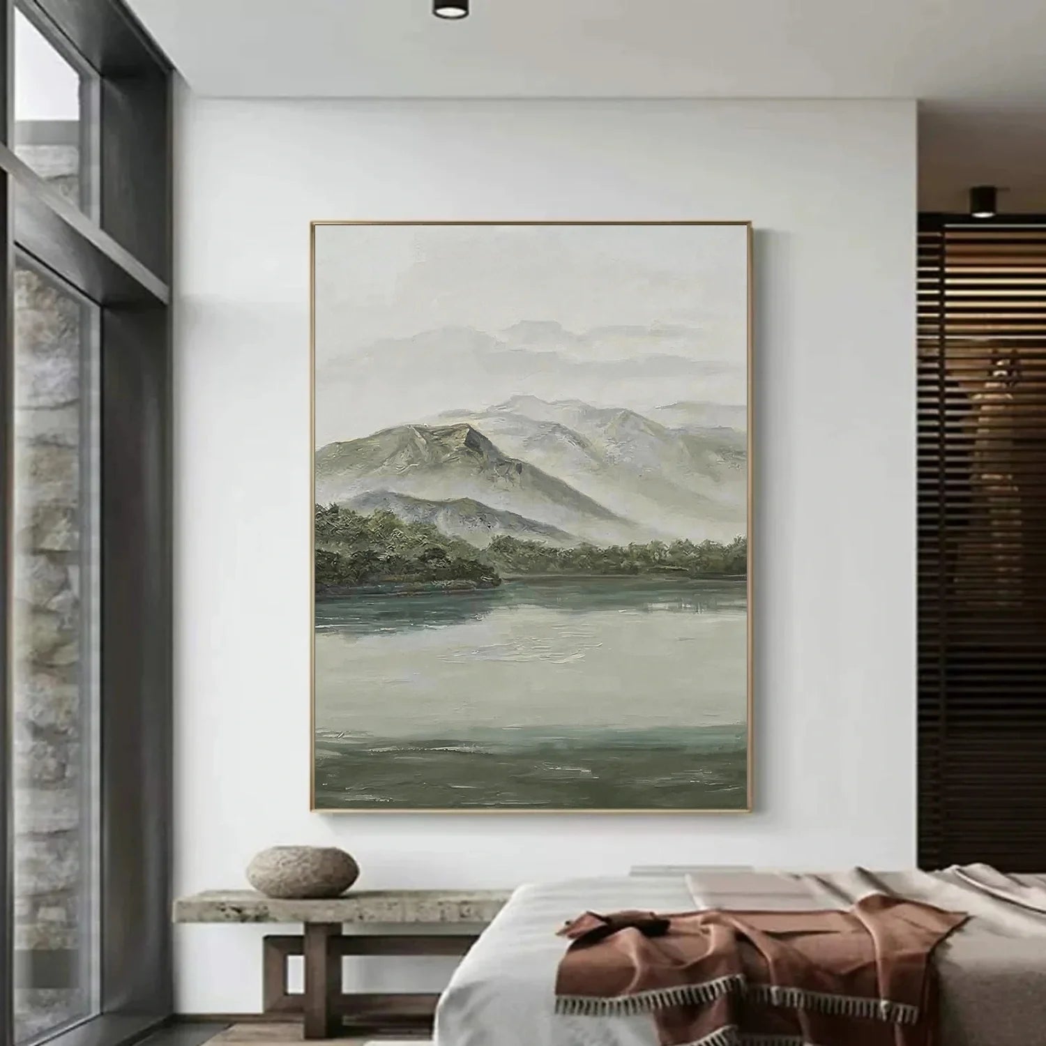 Minimalist Mountain Canvas Art #MM392
